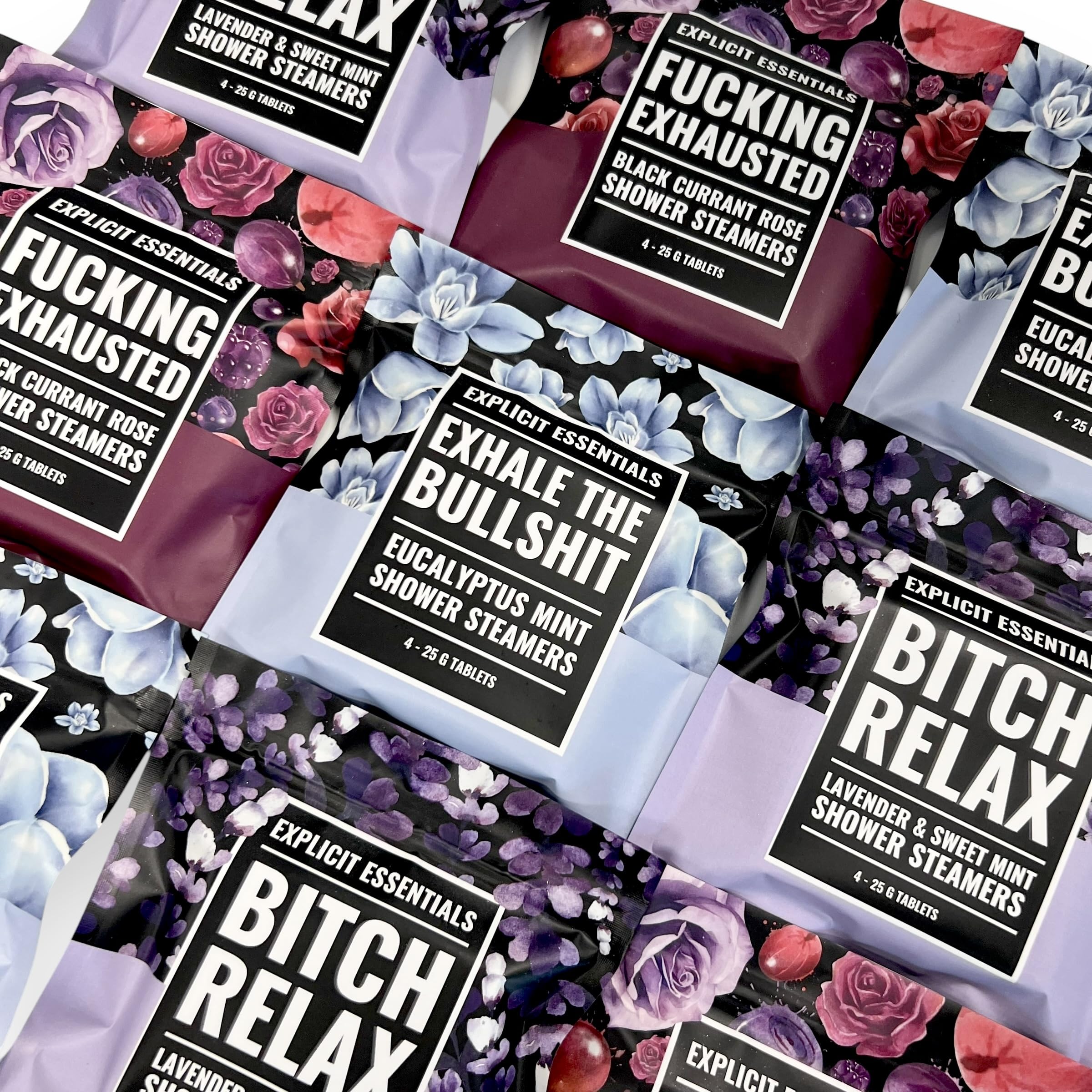 Relaxing Shower Steamer Gift Set for Self Care - Aromatherapy Essential Oils with Lavender & Eucalyptus - Perfect for Stress Relief, Spa Nights & Home Relaxation