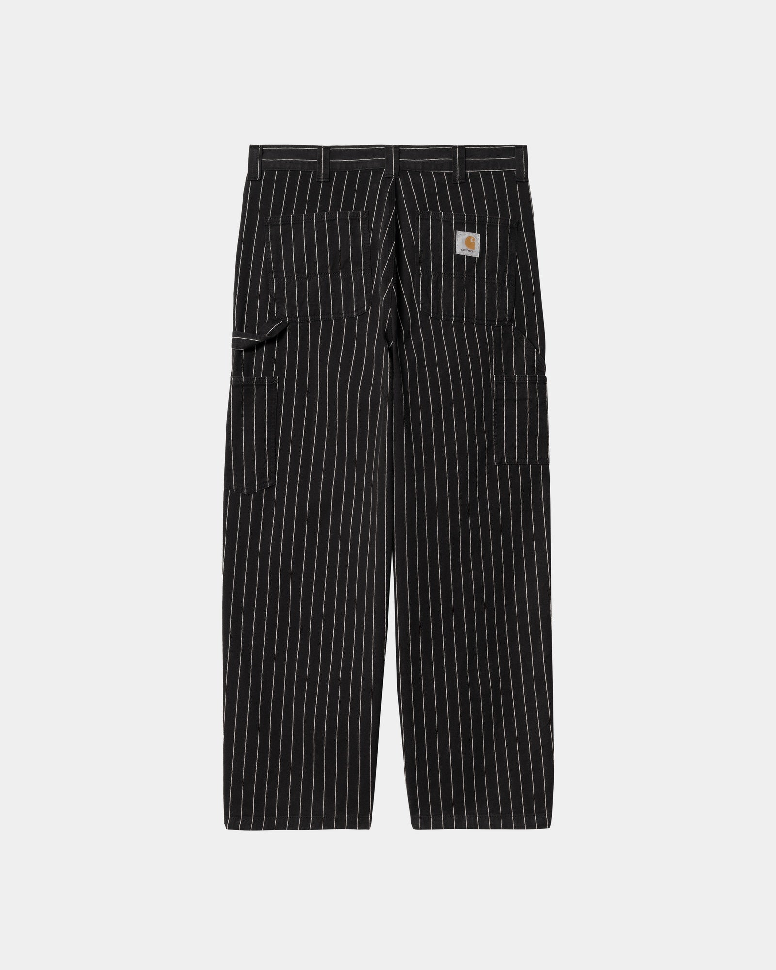 OG Single Knee Pant Twill - Black / Wax Seaton Stripe | Durable Work Pants for Construction & Outdoor Activities