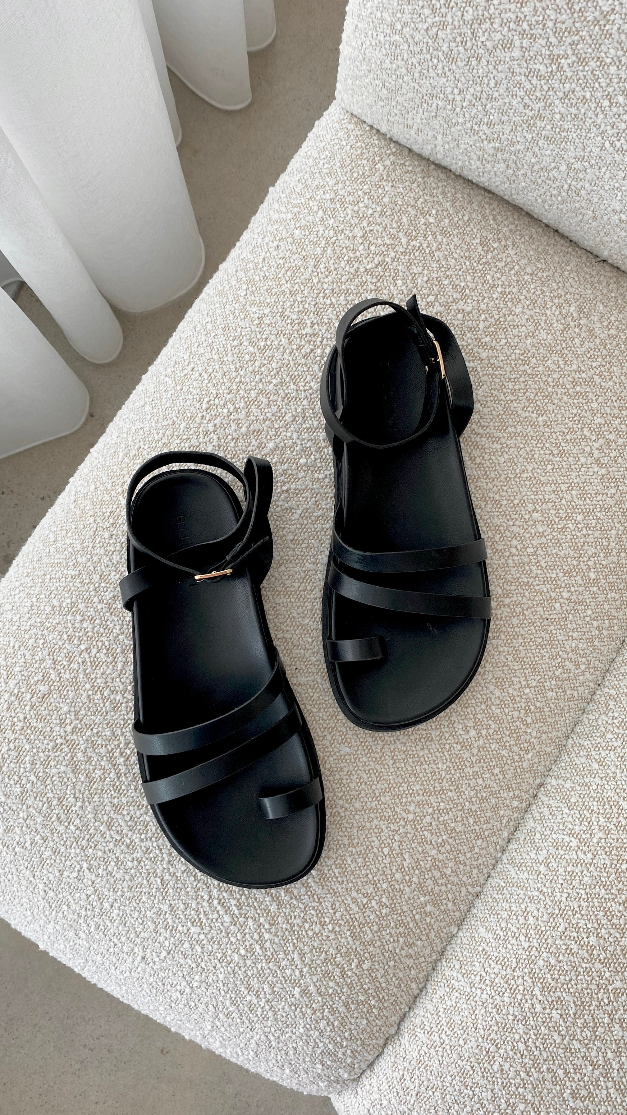 Astrid Black Sandals for Women - Comfortable & Stylish Summer Shoes for Walking, Beach, and Casual Outfits