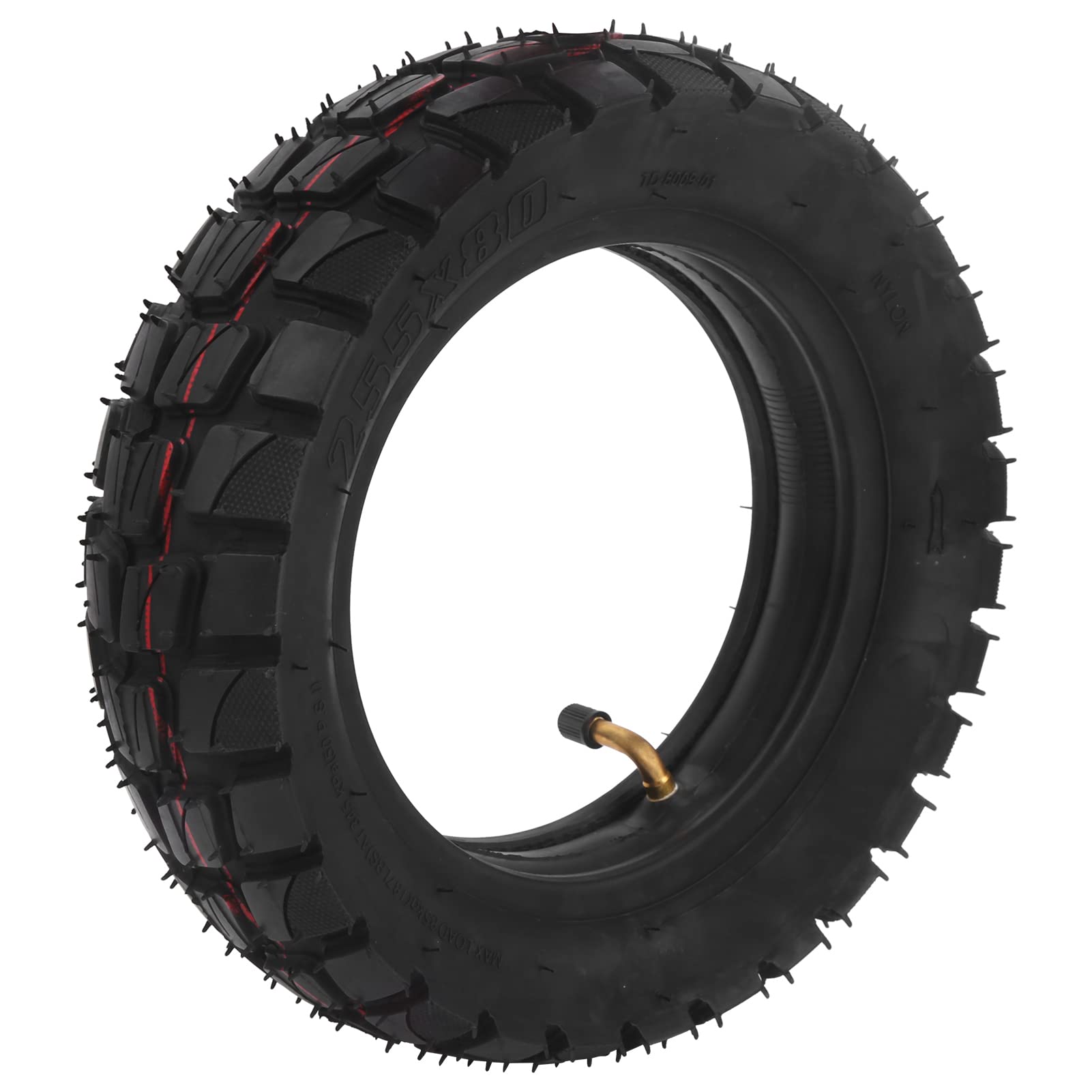 10 Inch Electric Scooter Tire Replacement - 10x3 Inner Tube & 255x80 Outer Tire Set - Durable Rubber Tyre for 10in Scooters - Perfect for Commuting, Urban Travel & Last-Mile Transportation