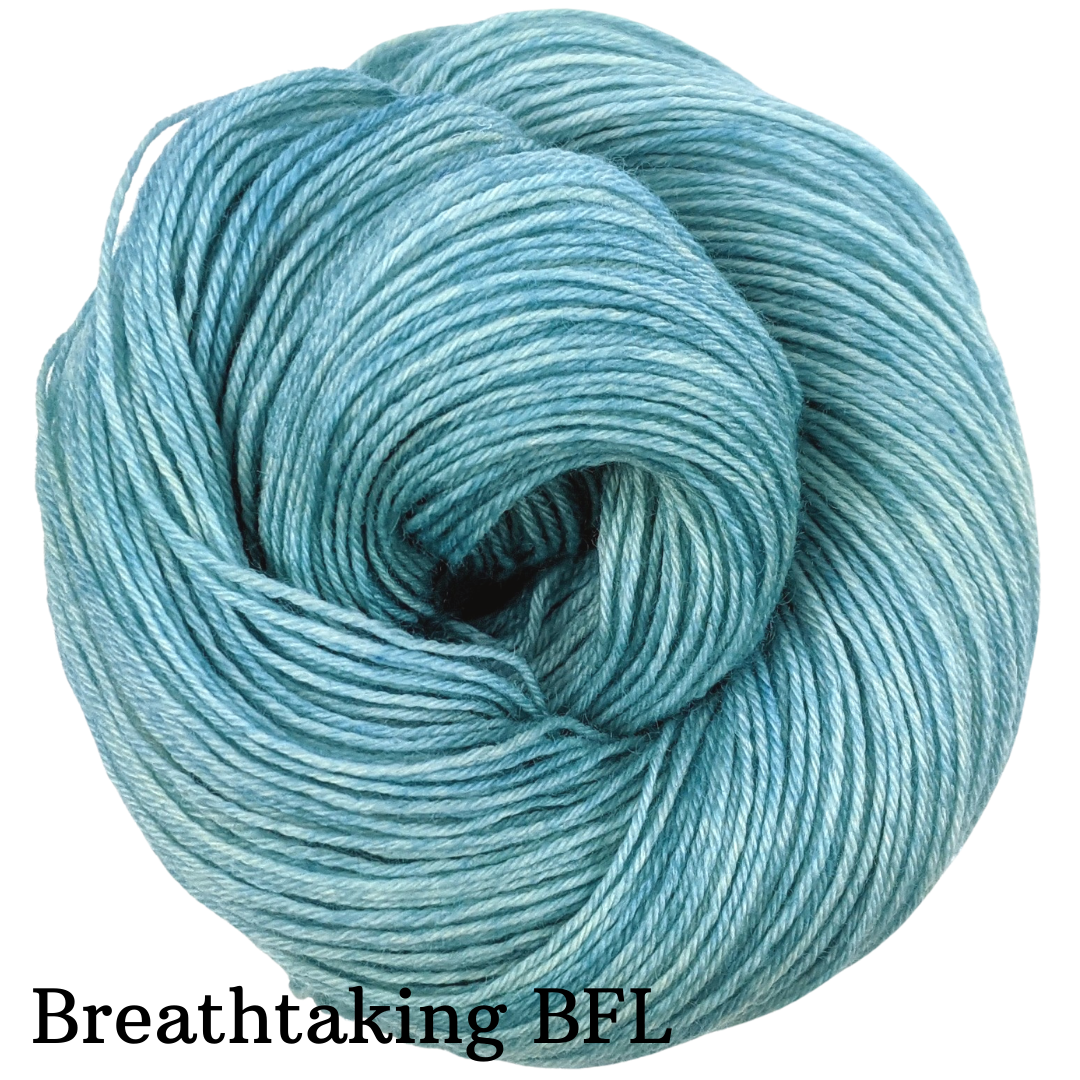 Knitcircus Yarns - Premium Blue Agave Kettle Dyed Semi-Solid Yarn Skeins | Hand-Dyed Soft Wool for Knitting & Crocheting | Ready to Ship | Perfect for Scarves, Sweaters & DIY Crafts