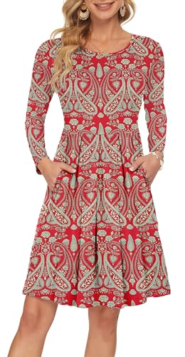 02-new Paisley Red