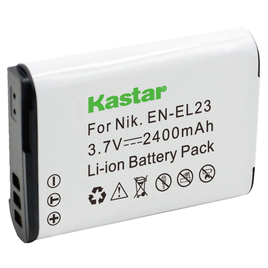 Kastar EN-EL23 Battery Replacement for Nikon Coolpix P600 P610 S810c P900 Cameras - Compatible with MH-67 Charger - Perfect for Travel Photography and Outdoor Adventures