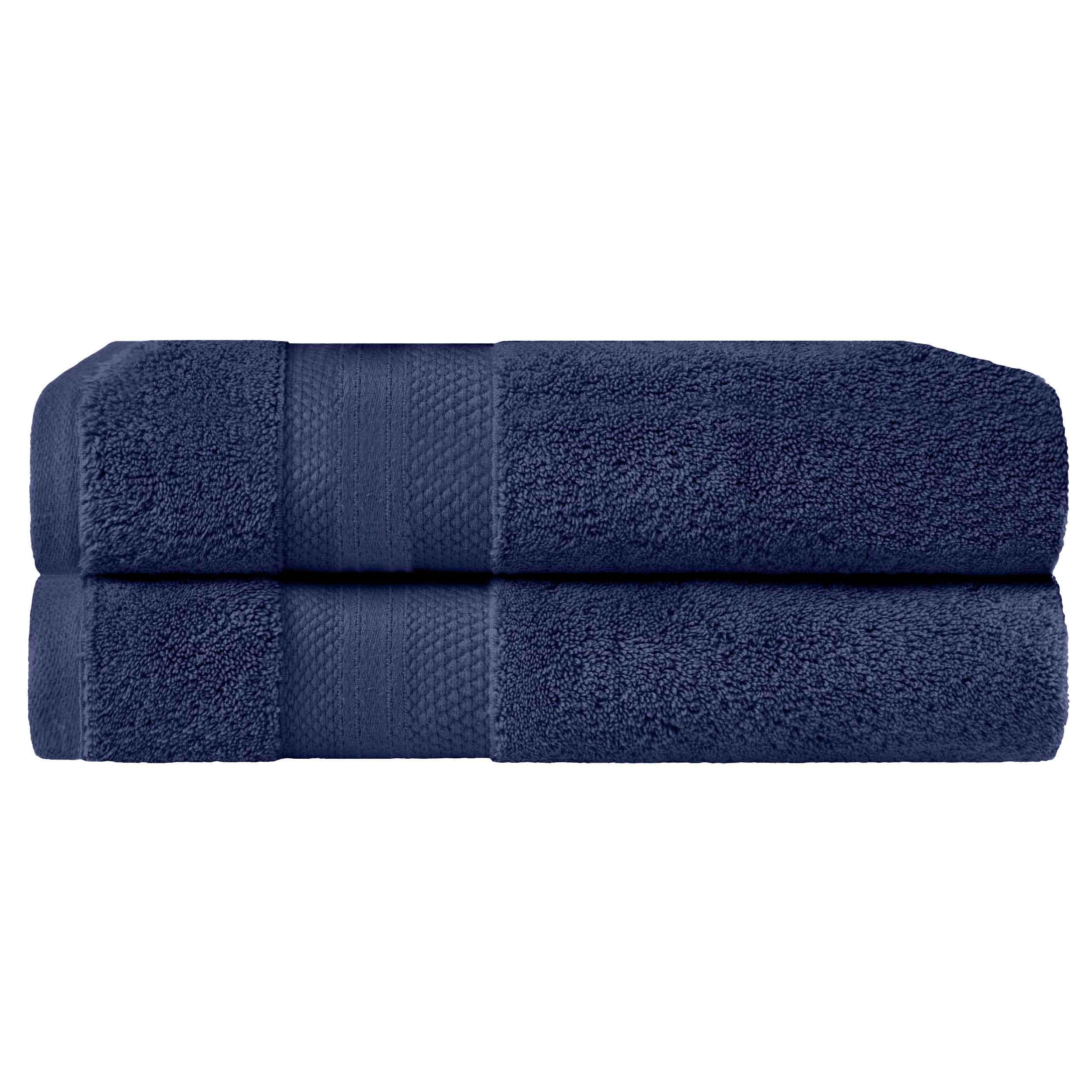 Premium Turkish Cotton Bath Towel Set - Ultra Soft & Absorbent 2-Piece Bath Sheets for Spa, Gym & Luxury Bathroom Use