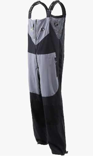 Blackfish StormSkin Gale Bib Fishing Pants - Waterproof & Breathable for Men (Black, Size M) - Ideal for Fly Fishing, Kayaking & Outdoor Adventures