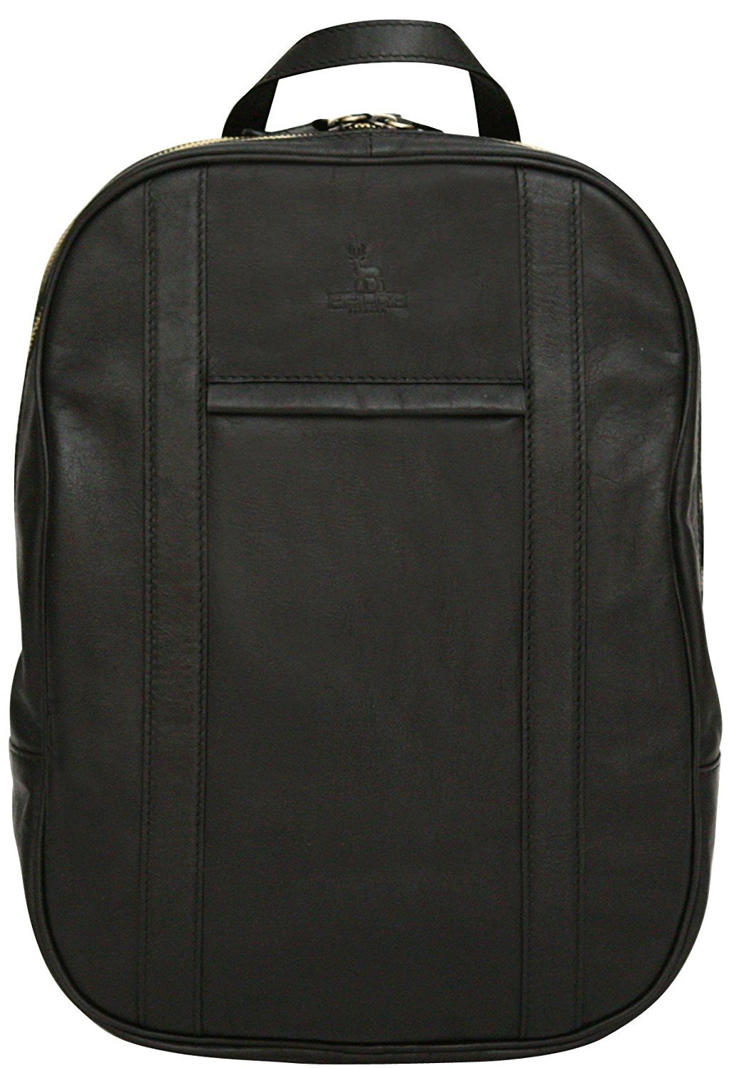 Premium Genuine Leather Laptop Backpack for Business Professionals - Waterproof 15.6 Inch Laptop Bag with USB Charging Port - Perfect for Office, Travel & College Use