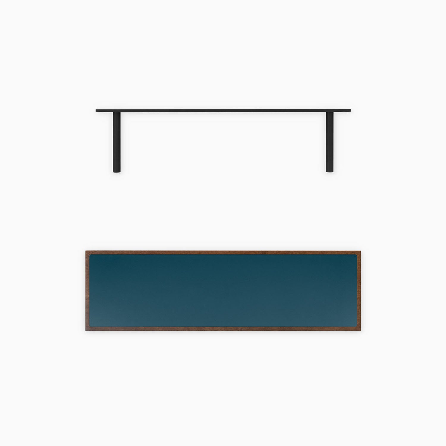 Aksel Inlay Espresso Floating Shelf - Modern Wood Wall Shelf for Kitchen, Bathroom & Living Room Decor - Perfect for Displaying Plants, Books & Home Accessories