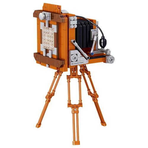 NC Uvini DIY STEM Building Blocks Camera Kit - 694pcs Retro Style Digital Camera Model for Adults & Teens - Creative Construction Brick Set, Best Gift for Collectors - Perfect for STEM Learning, Home Decoration & Photography Enthusiasts