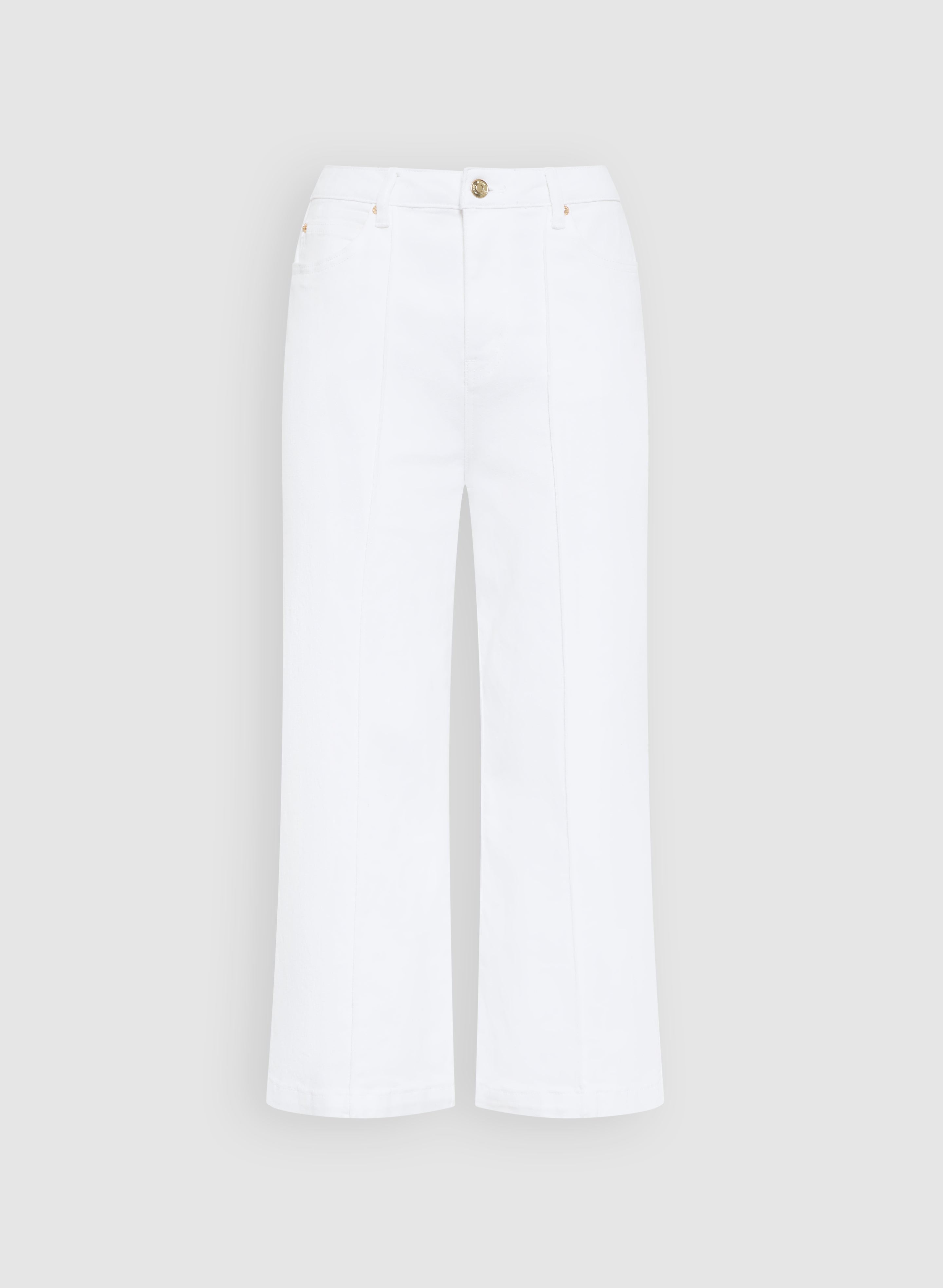 Women's High Waisted Cropped Flare Jeans - Stretchy Denim Pants for Casual Outfits & Retro Style | Perfect for Date Night, Office Wear & Weekend Looks