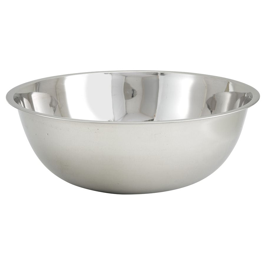 Winco MXB 3000Q 30 Quart Stainless Steel Mixing Bowl - Perfect for Commercial Kitchens, Baking, and Food Prep
