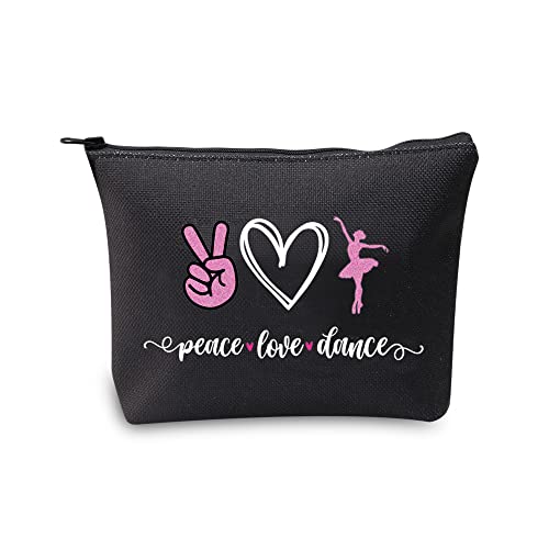 Peace love dance black