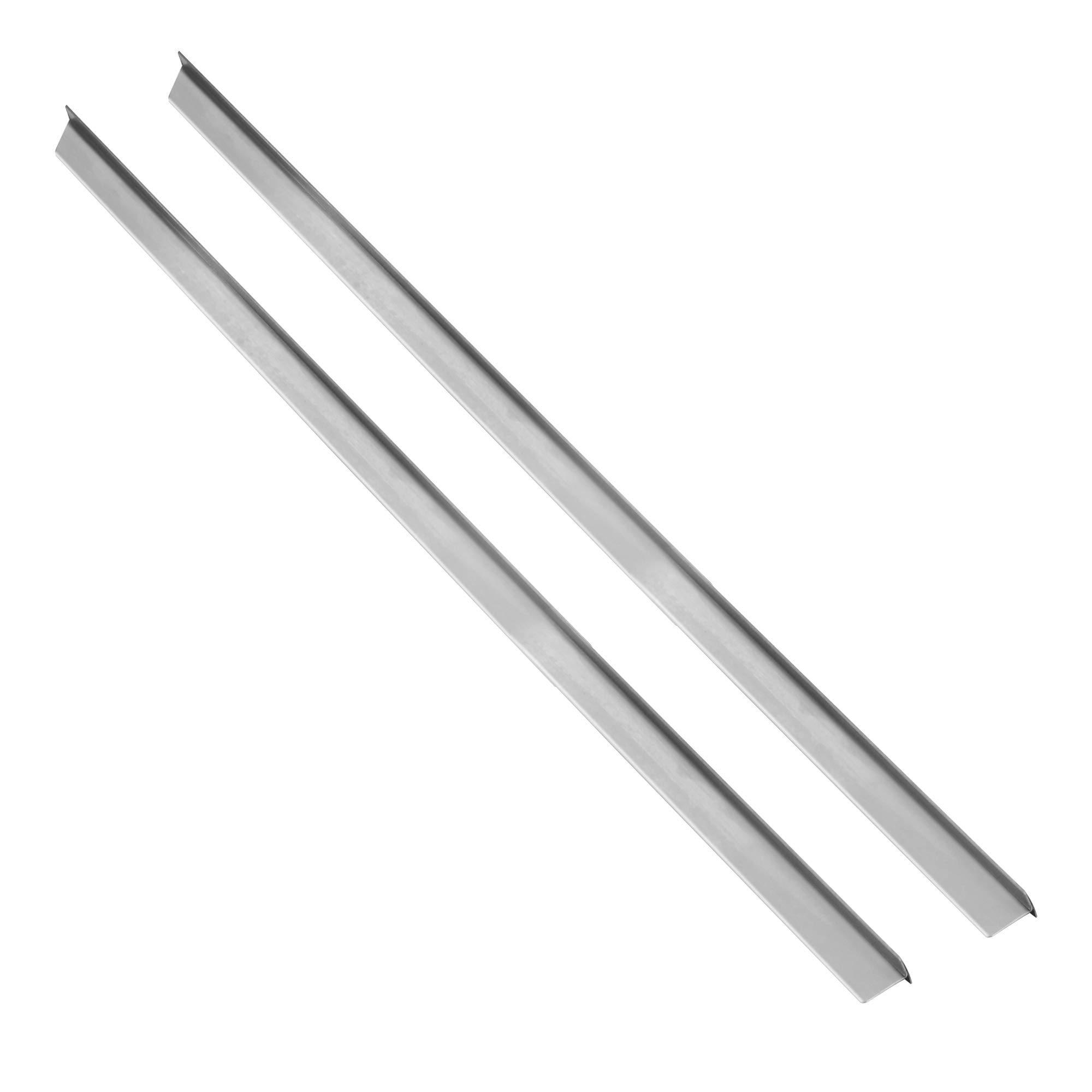 Vance 20-3/4 Inch Stainless Steel Counter Trim Kit - 2 Pack | Heat Resistant Oven Gap Filler | Seals Gaps Between Countertop and Stove | Easy to Clean & Durable | Perfect for Kitchen Counter Protection & Stove Safety