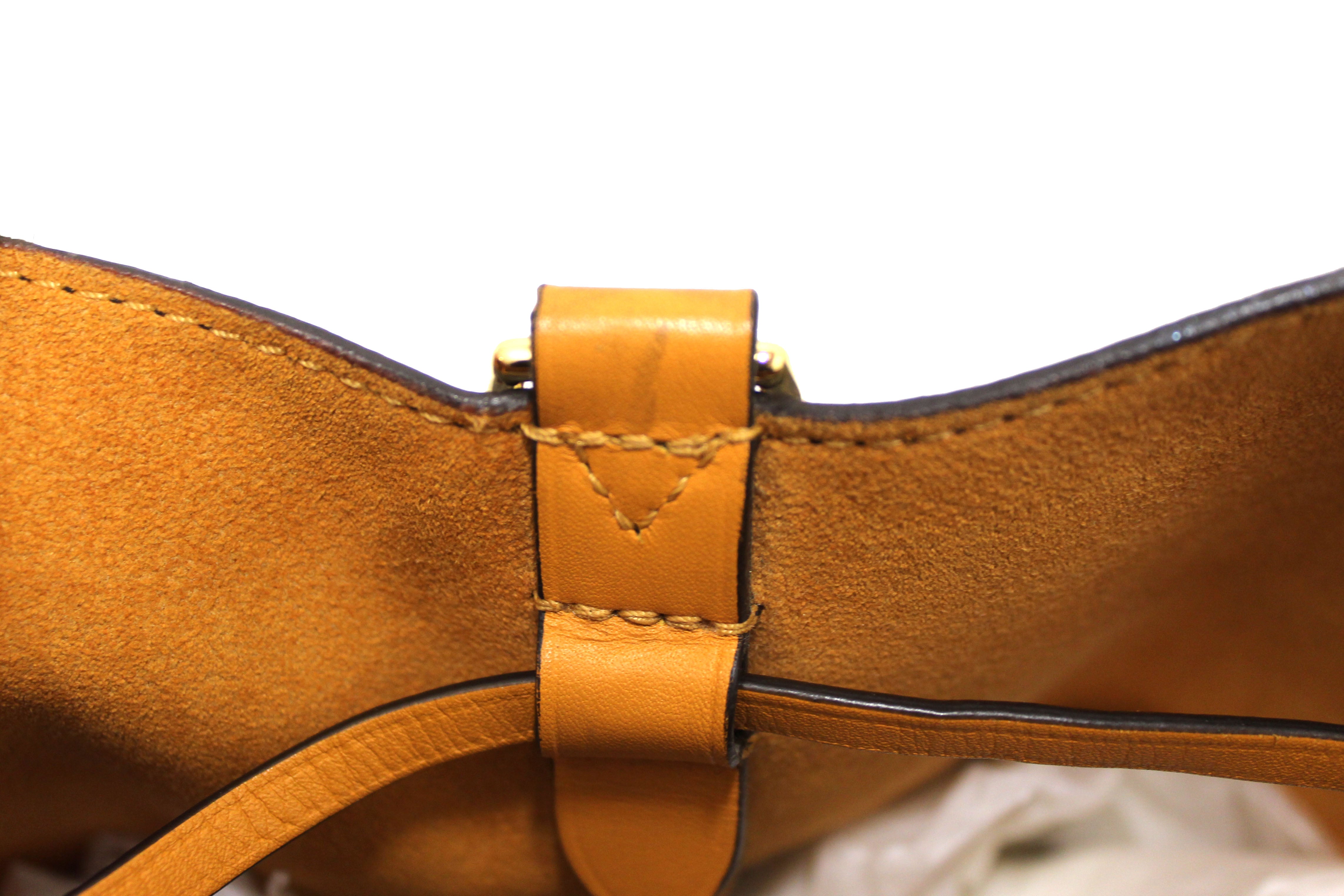 Authentic Louis Vuitton Classic Monogram Yellow NeoNoe Shoulder Bag for Women | Luxury Designer Handbag | Perfect for Work, Travel & Everyday Use
