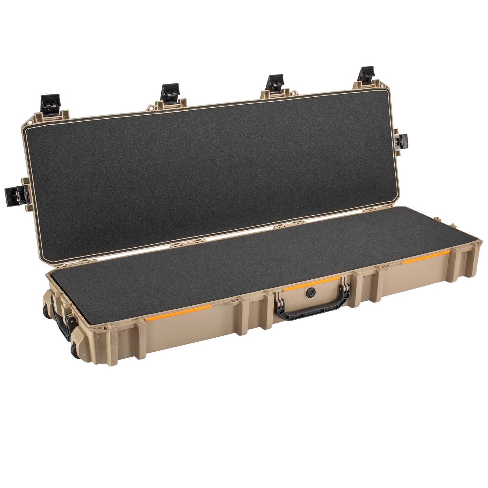 Pelican V800 Multi-Purpose Hard Case with Foam Insert - Waterproof Protective Case for Camera Equipment, Electronics, Sports Gear & Travel Accessories - Perfect for Outdoor Adventures, Air Travel & Professional Storage (Tan)