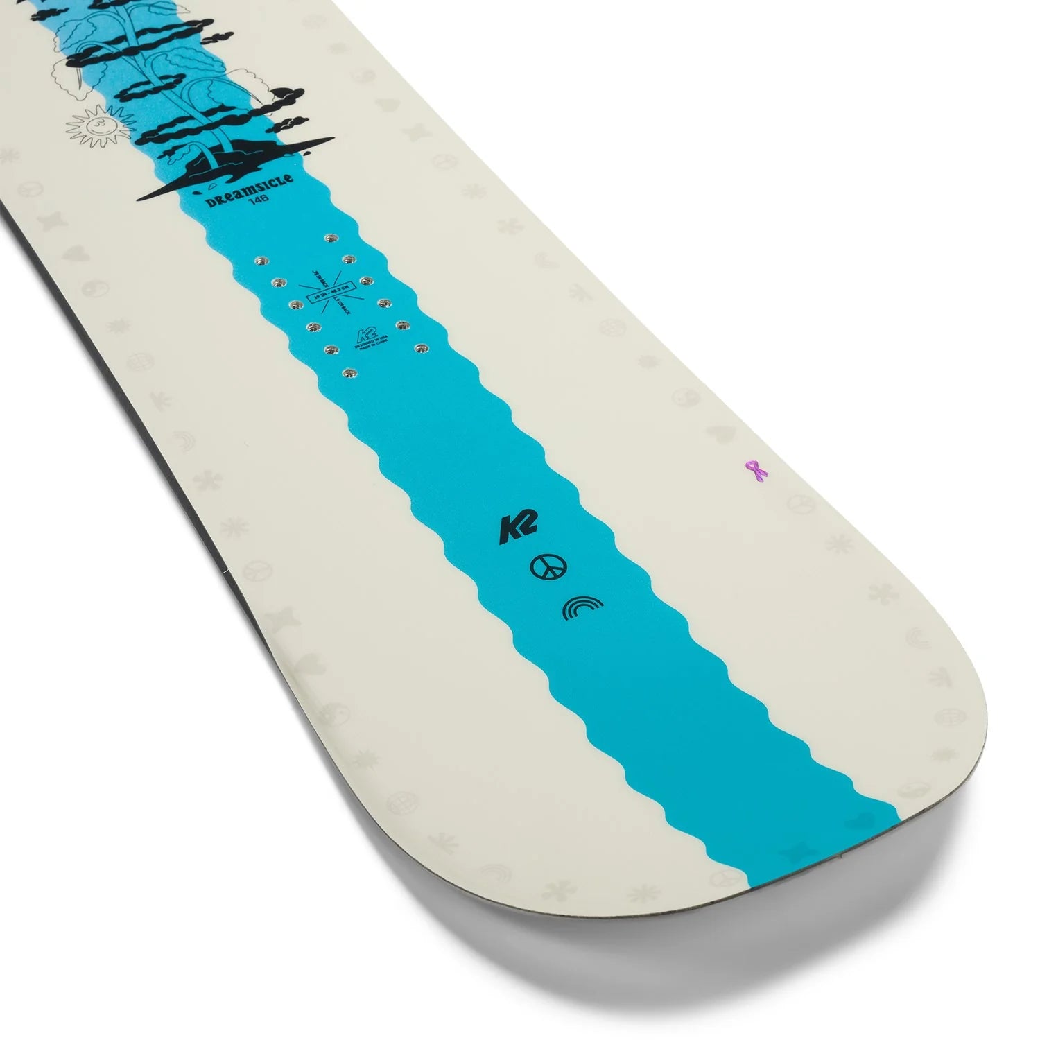 K2 Women's Dreamsicle Snowboard 2023 - All-Mountain Freestyle Snowboard for Women | Perfect for Park, Powder & Groomed Runs