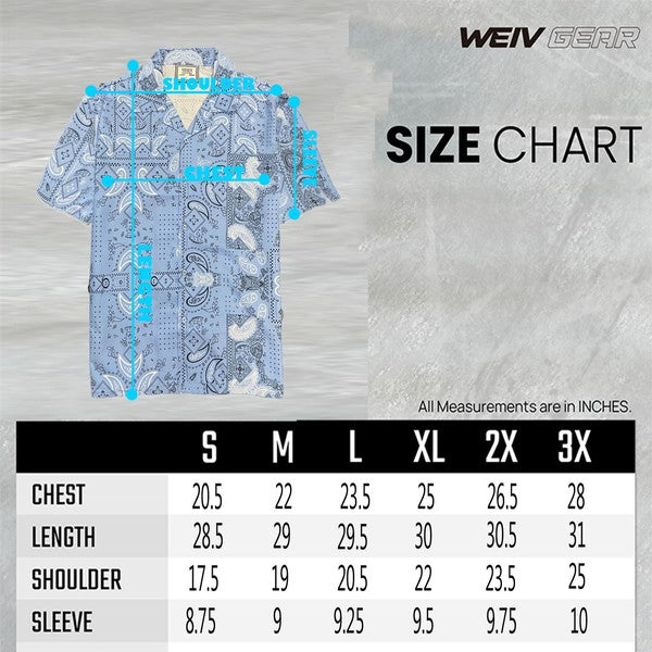Weiv Men's Casual Short Sleeve Collared Button Down Shirt with Stylish Print - Perfect for Summer Outfits, Office Wear & Casual Dates