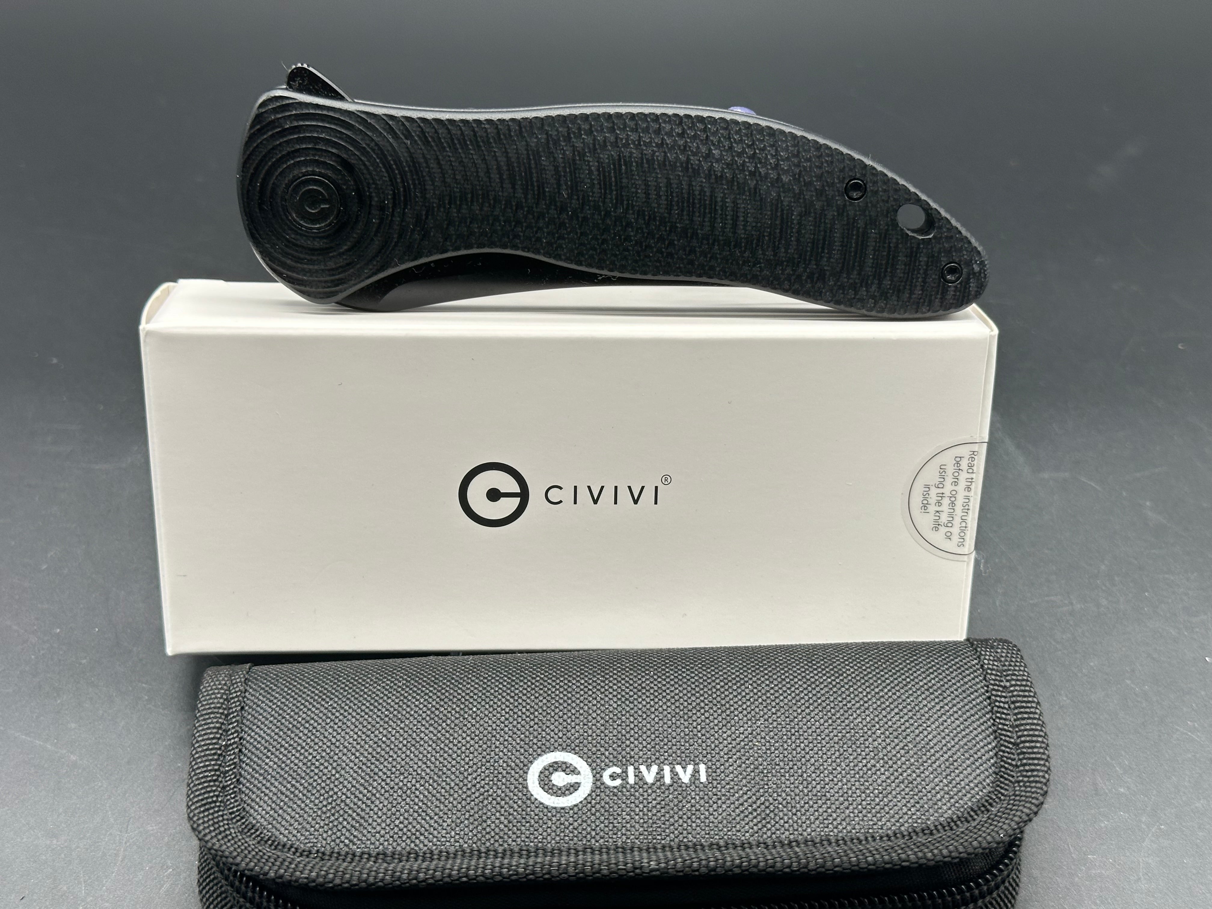 Civivi Synergy4 NitroV Folding Pocket Knife - Premium EDC Knife for Outdoor Camping, Hiking & Survival Gear | Tactical Utility Knife with Smooth Action & Durable Nitro-V Steel Blade