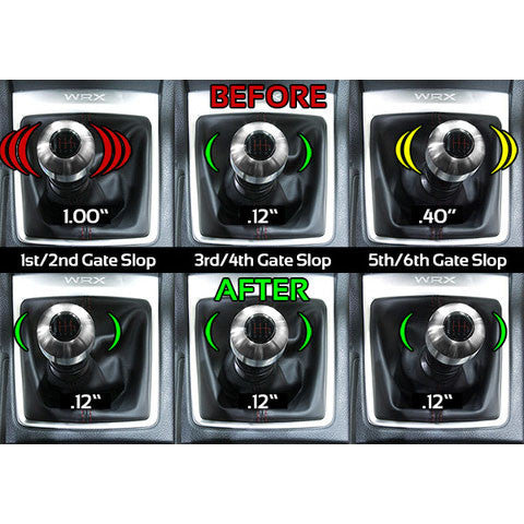 Perrin Shifter Stop for 2015-2021 Subaru WRX - Improve Gear Shifting Precision for Racing & Daily Driving