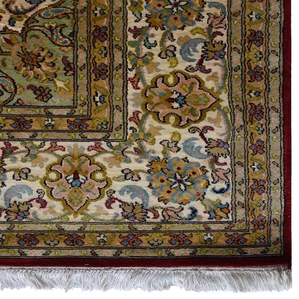 Handmade CrimsonWeave Persian Rug - Premium Hand Knotted Wool Carpet for Living Room, Bedroom & Dining Area - Elegant Home Decor & Floor Covering