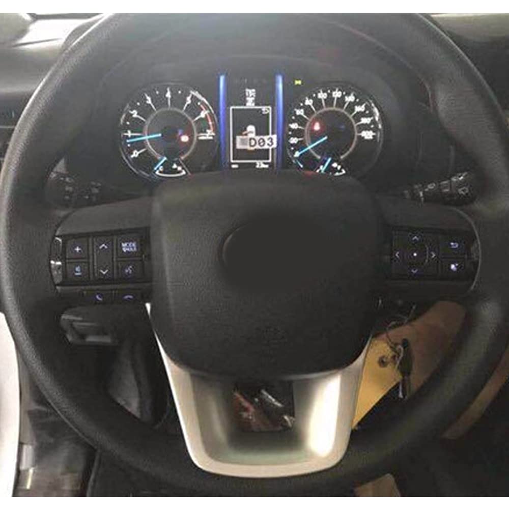 Universal Multifunction Steering Wheel Control Button - Volume, Audio & Phone Switch for Toyota Hilux Revo Rocco Fortuner (2015-2020) | Easy Installation & Enhanced Driving Experience