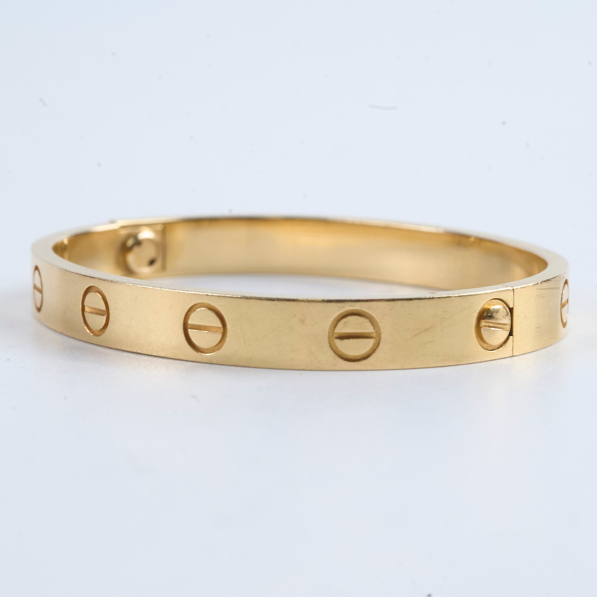 Cartier Love Bracelet 18K Yellow Gold Size 15 - Luxury Jewelry Gift for Women, Anniversary & Special Occasions