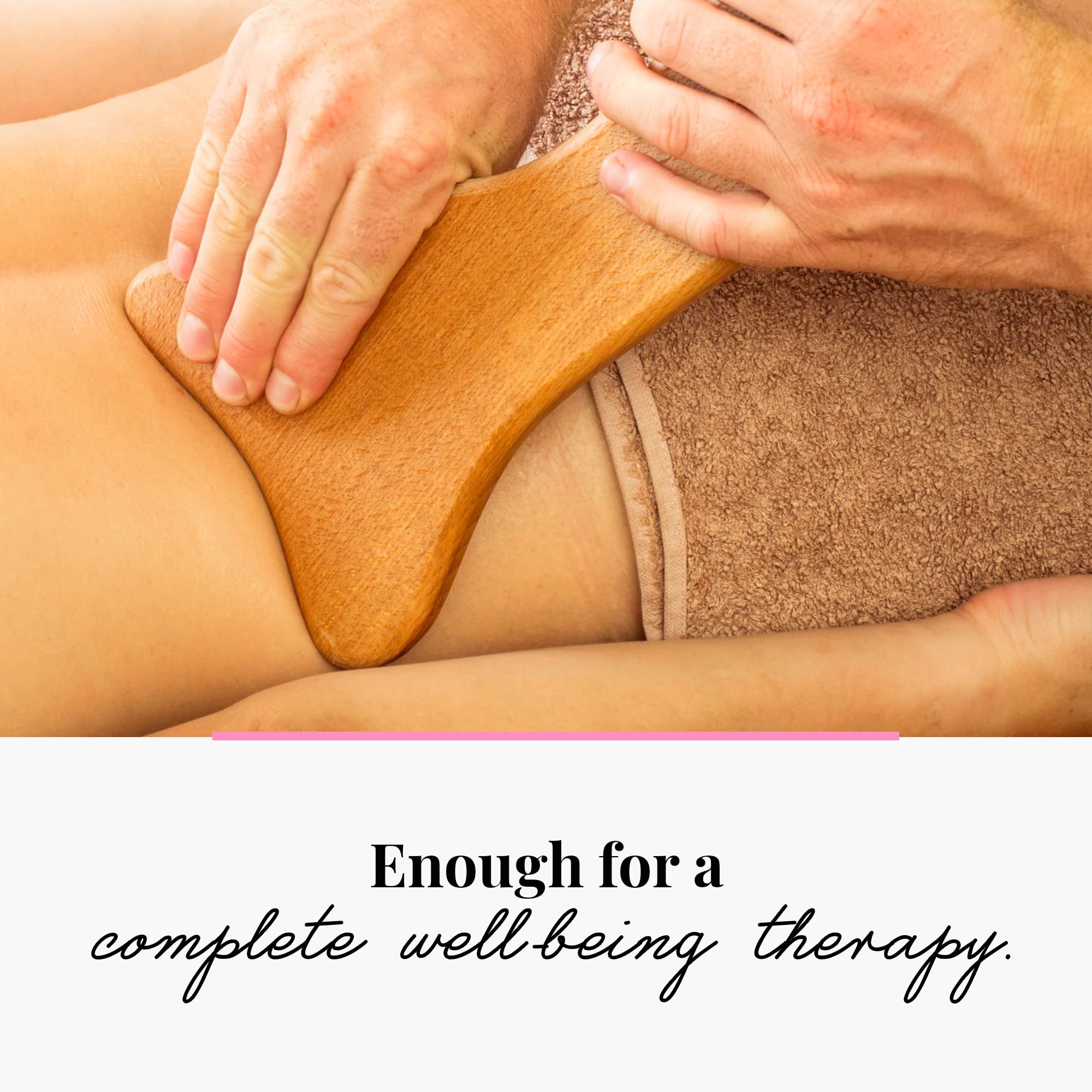 Tuuli Accessoires Maderotherapie Wooden Massage Roller Set - Anti-Cellulite & Lymphatic Drainage Therapy Kit for Body Sculpting & Relaxation - Perfect for Home Spa, Post-Workout Recovery & Self-Care Routine