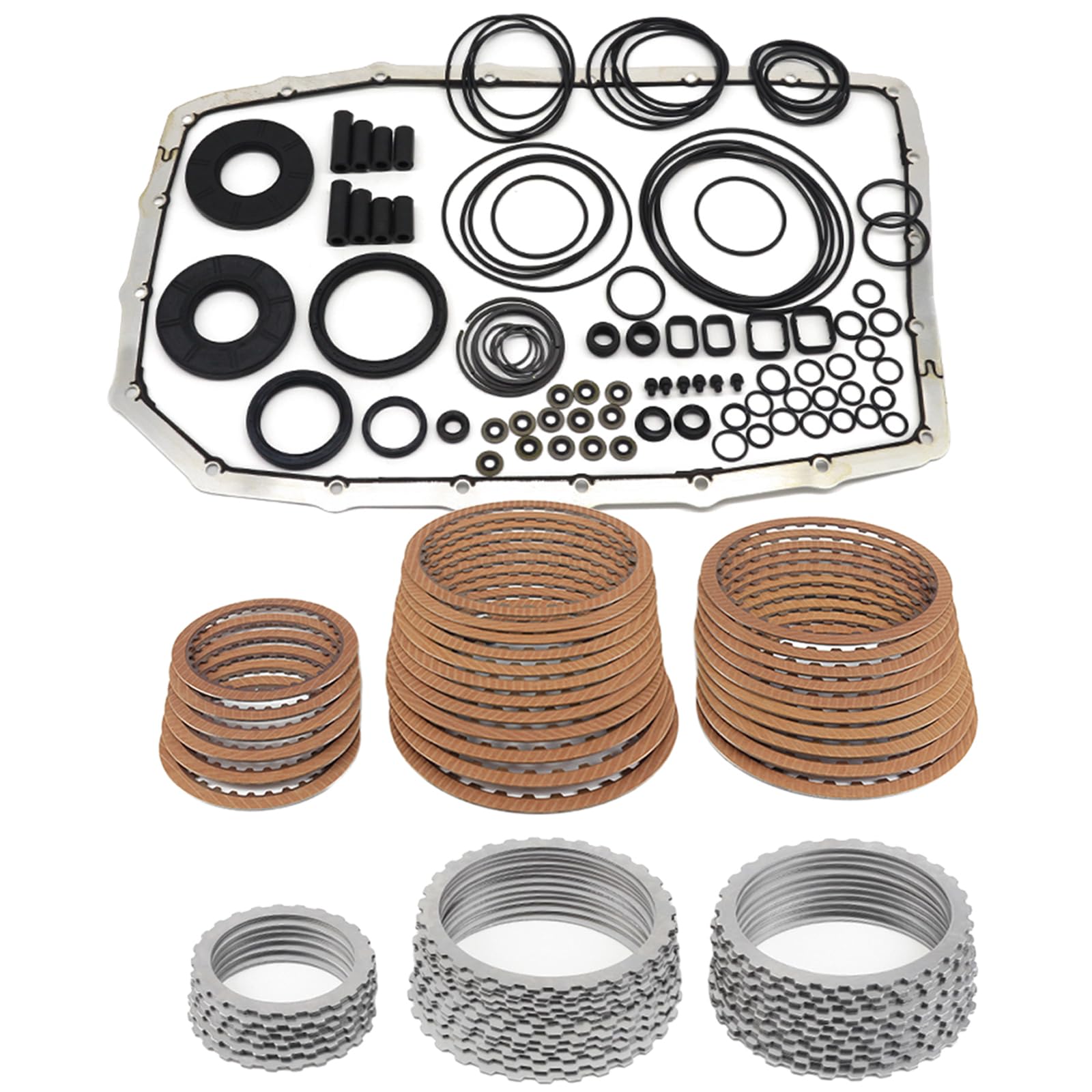 Ford 6R80 Transmission Rebuild Kit FL3P-7A101-AA - Complete Overhaul Repair Kit with Clutch Plates & Steel Plates for 2011-2016 Ford F-150, Lincoln Navigator, Mazda Tribute - DIY Transmission Rebuild & Performance Upgrade Solution