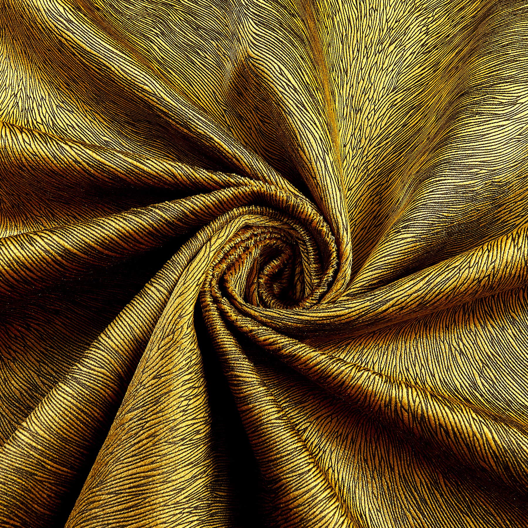 Goldenrod Brocade Hunter Velvet Fabric by The Yard - 72 Inch Wide Upholstery Material for Furniture, Drapery & Home Decor | Perfect for Chairs, Sofas, Pillows, Tablecloths & DIY Sewing Projects | Luxurious Embossed Velvet for Living Room, Bedroom & Wedding Decor