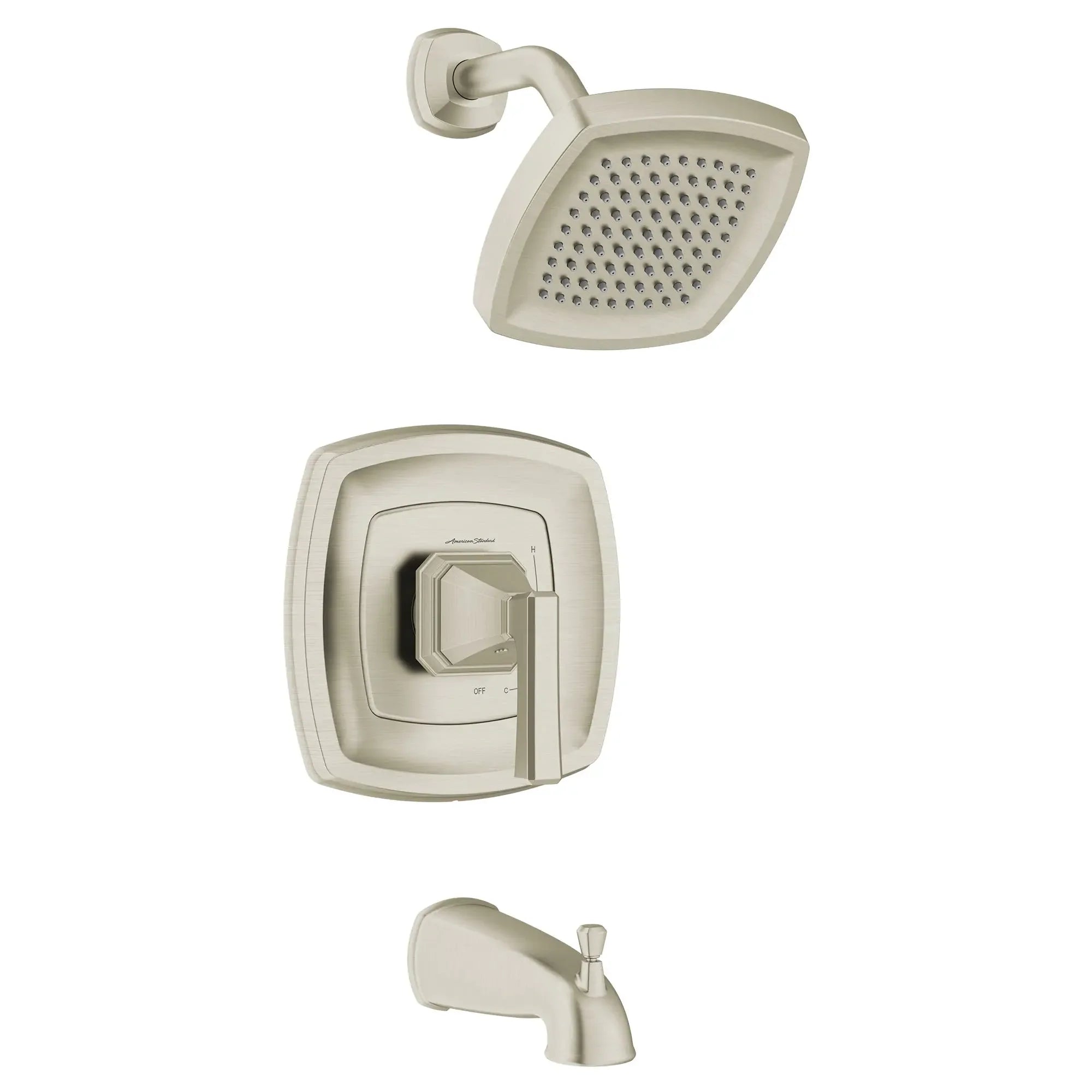 Crawford 1.8 GPM Water Saving Shower Trim Kit with Double Ceramic Pressure Balance Cartridge & Lever Handle - Perfect for Bathroom Renovation & Water Conservation