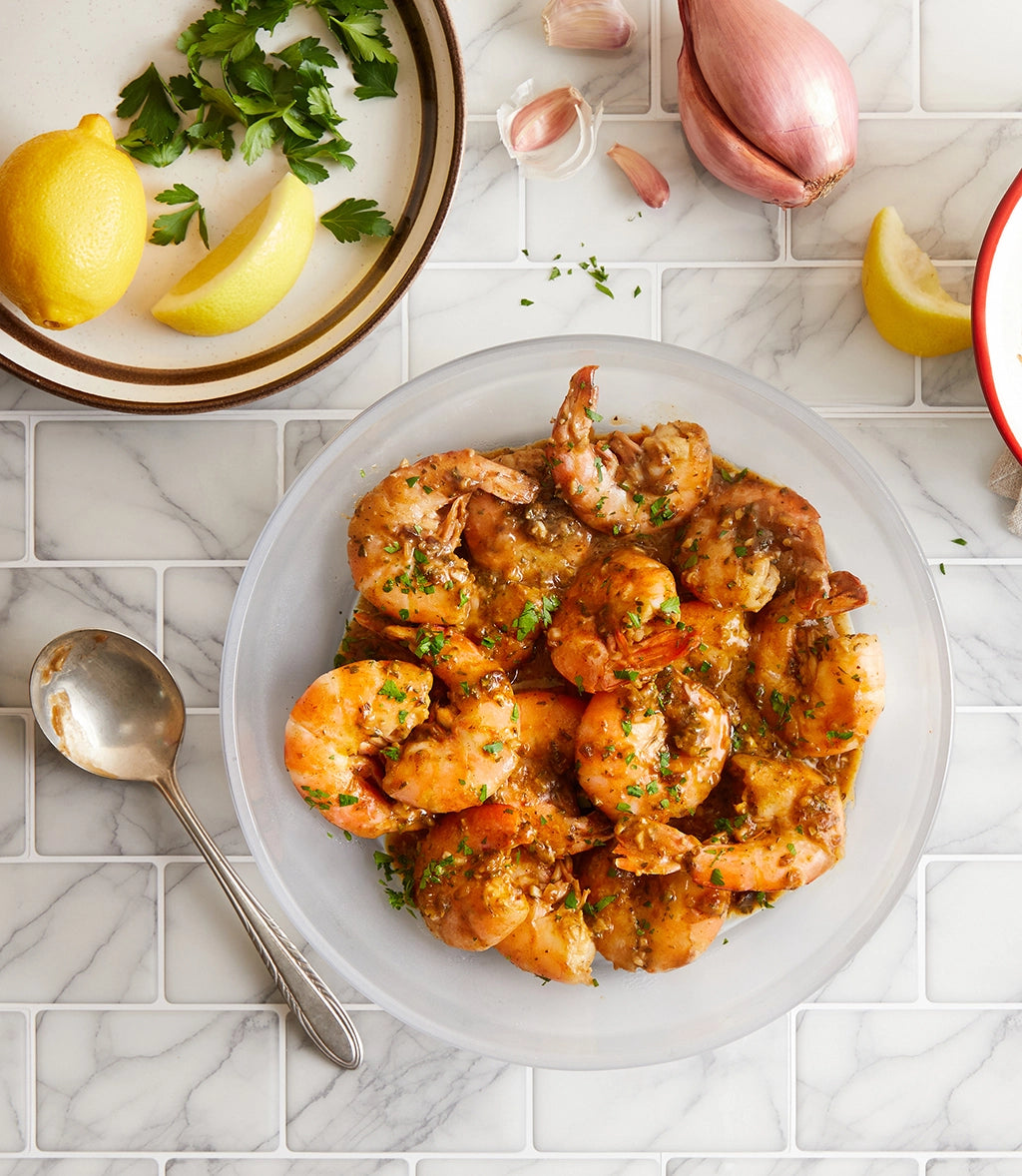 Authentic New Orleans BBQ Shrimp - Juicy & Buttery Grilled Shrimp for Seafood Lovers | Perfect for Parties, BBQs & Southern-Style Dinners