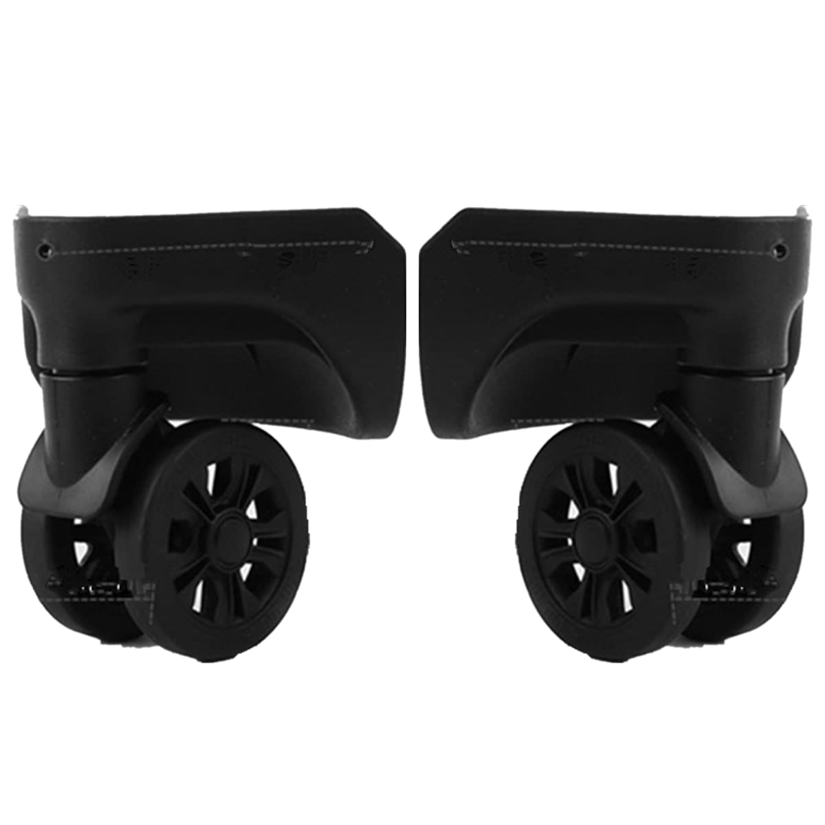 Replacement Luggage Wheels for Suitcase Repair - 4 Pack Spinner Casters Compatible with Travel Bags & Custom Boxes (Model BJ-D168) - Perfect for Smooth Rolling & Easy Maneuvering in Airports