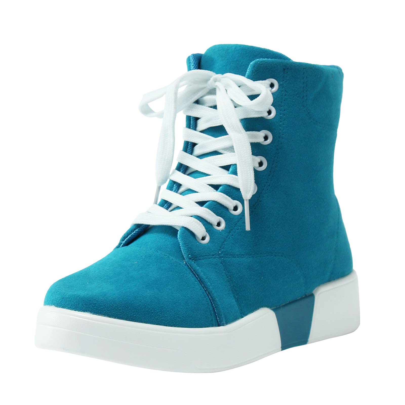 Women's High Top Lace-Up Sneakers - Fashionable Ankle Booties & Casual Skate Shoes for Everyday Wear | Perfect for Street Style, Workouts & Urban Outfits
