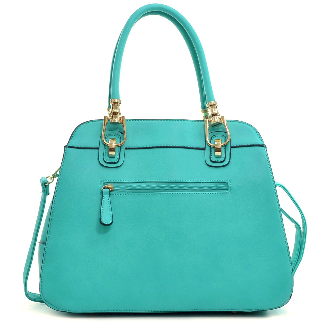 Dasein Women's Satchel Handbag - Turquoise Shoulder Purse for Work & Travel