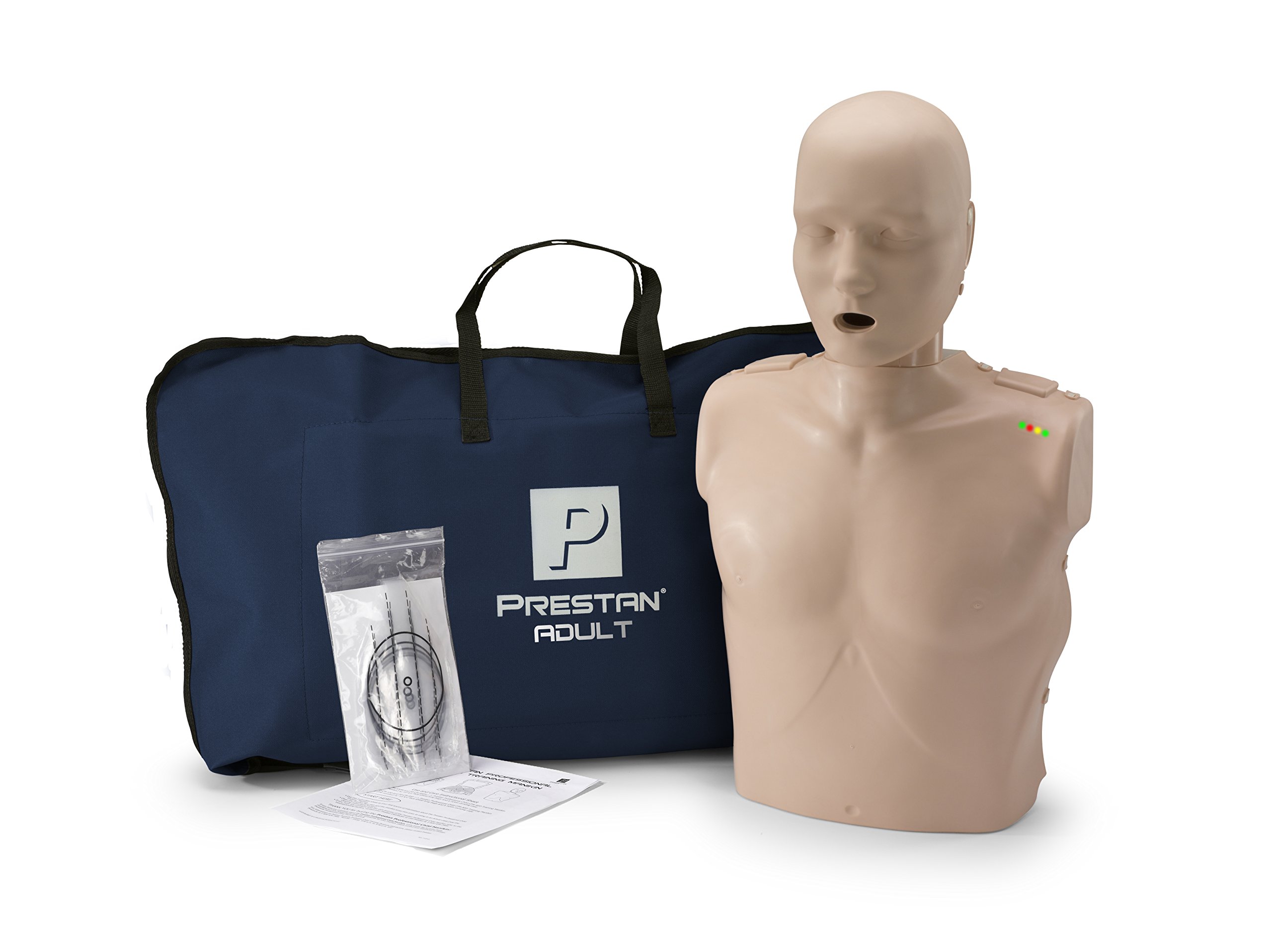 Prestan UltraTrainer CPR Adult Training Manikin with Feedback System - MCR Medical Professional CPR Mannequin for Lifesaving Practice, First Aid & Emergency Response Training