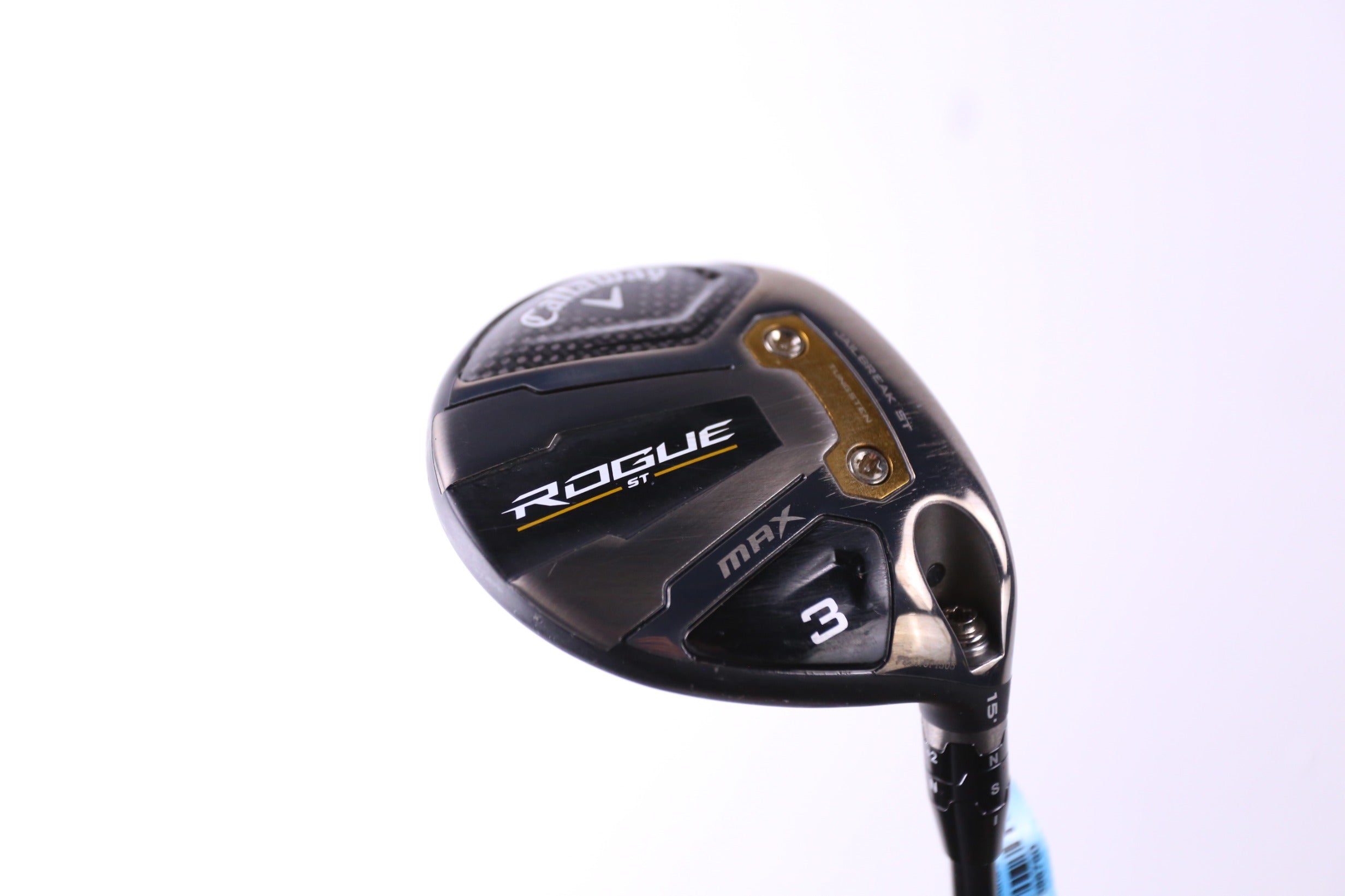 Used Callaway Rogue ST MAX 3 Wood Golf Club - Right Handed 15° Stiff Flex | Premium Pre-Owned Driver for Men | Perfect for Fairway Shots & Long Drives