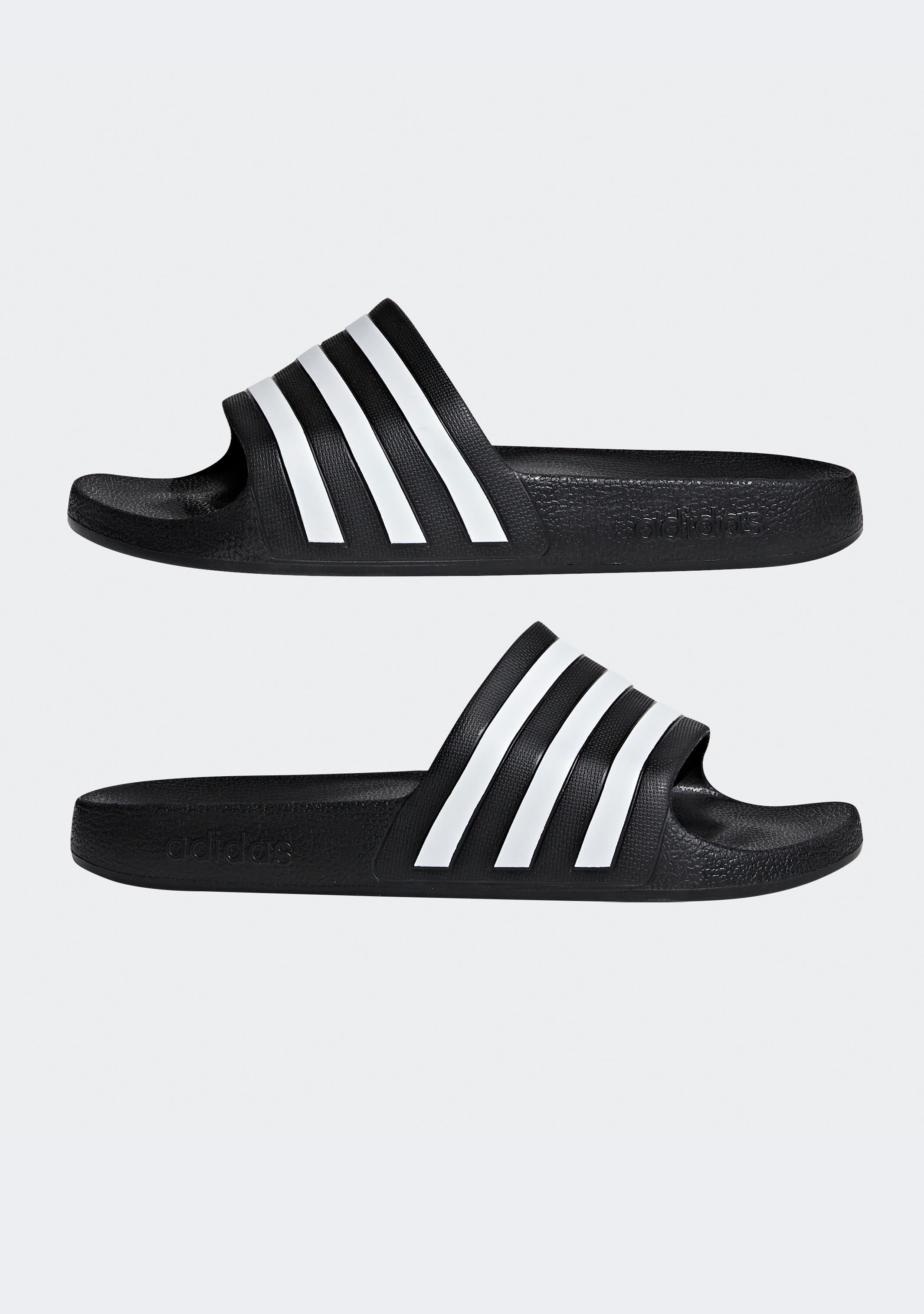 Adidas Men's Adilette Aqua Slide Sandals - Comfortable Waterproof Pool Slides for Men - Perfect for Beach, Pool, Gym & Shower Use