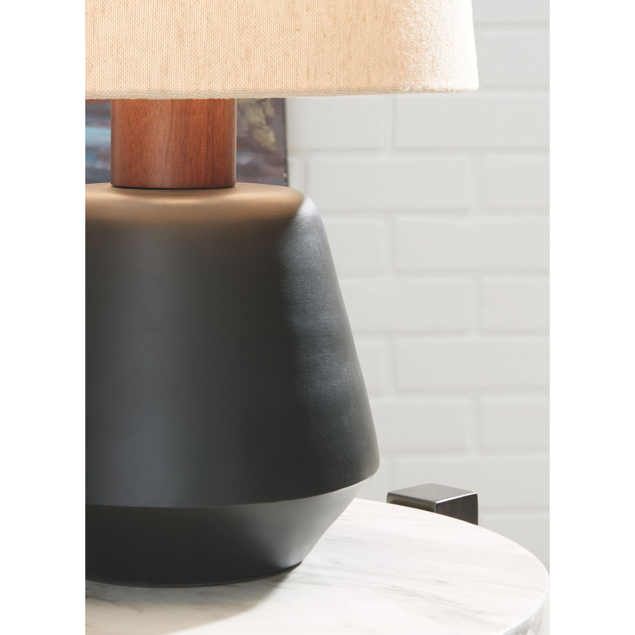 Ancel Modern LED Table Lamp - 19 Inch Adjustable Brightness Bedside Lamp for Living Room, Bedroom, Office | Warm White Light, Touch Control, Energy Saving