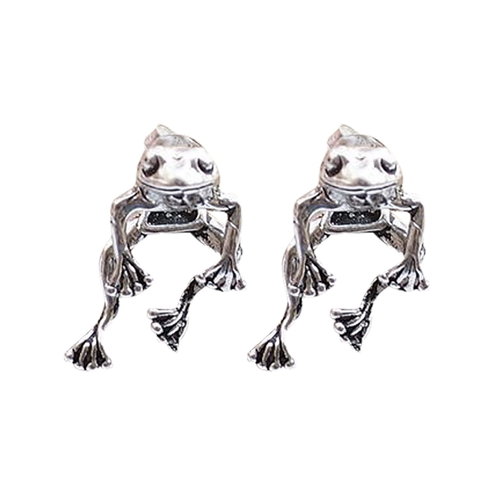 Punk Style Animal Earrings for Women - Retro European & American Fashion Ear Clips - Perfect for Parties, Concerts, and Gothic Outfits