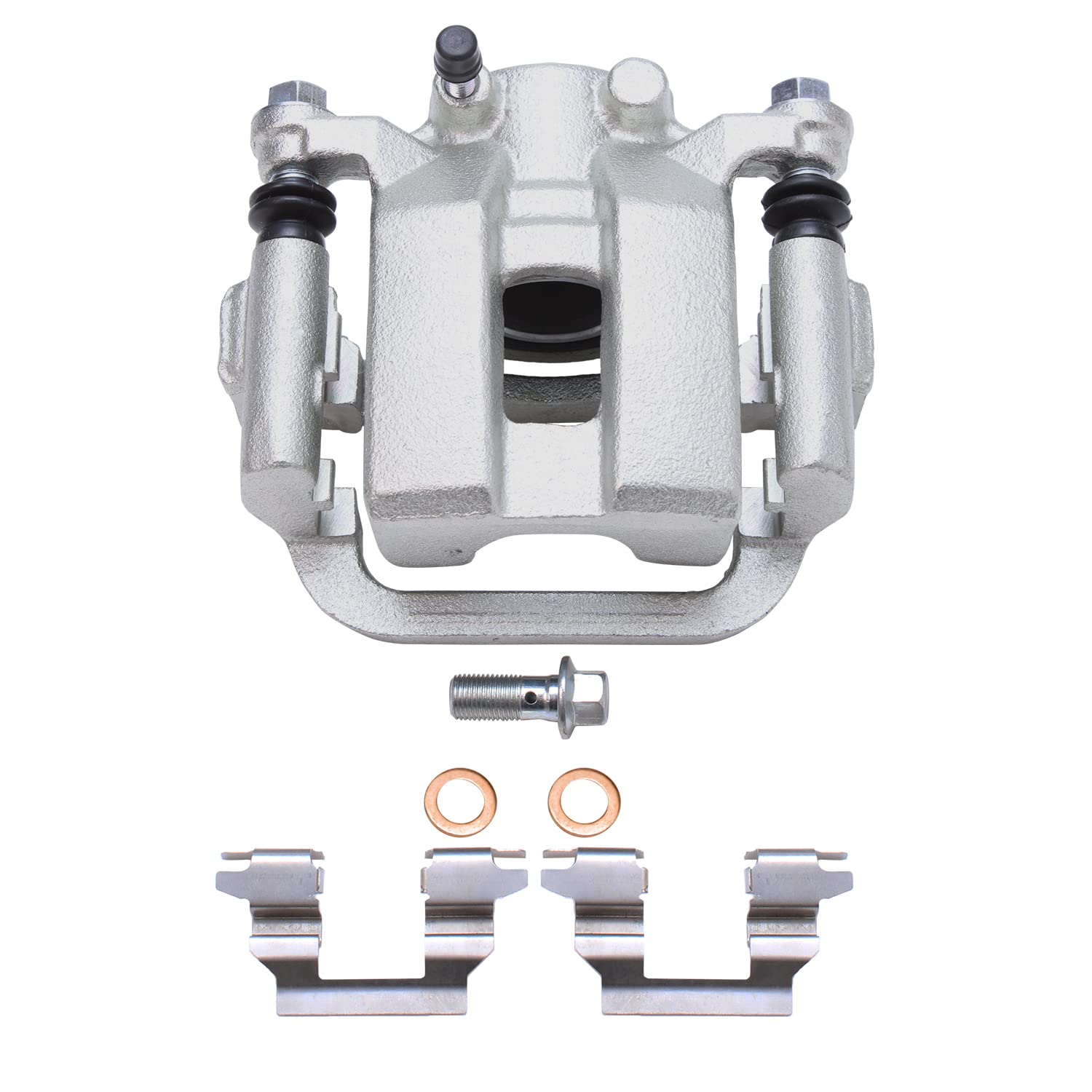 Detroit Axle Rear Right Brake Caliper Replacement for 2003-2005 Infiniti G35 & 350Z, 2003-2007 Nissan Murano, 2004-2009 Nissan Quest - Passenger Side Disc Brake Caliper with Bracket - Perfect for Smooth Braking & Safe Driving