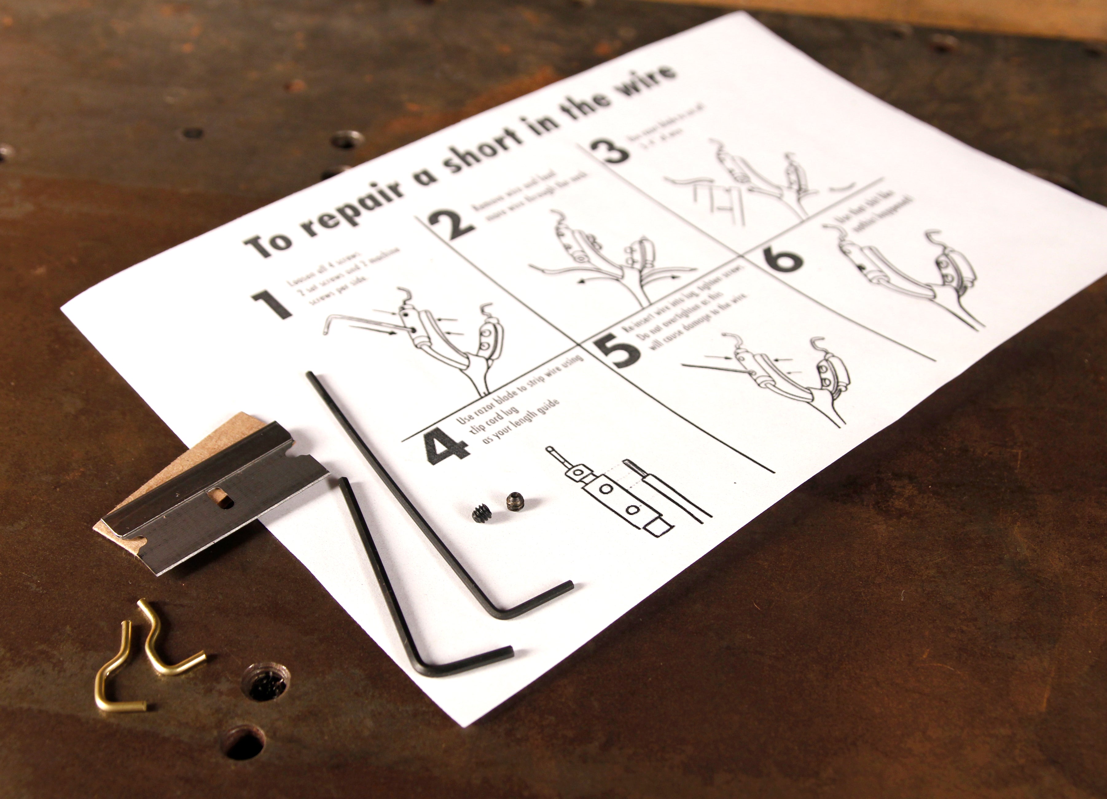 Bowers Clipcord Repair Kit - Replacement Parts for Headphone & Audio Cable Fix - Perfect for DIY Repairs at Home or Studio