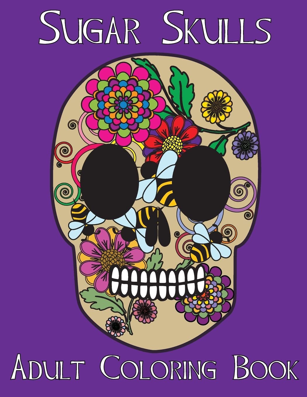 Sugar Skull Coloring Book for Adults - Relaxing Art Therapy