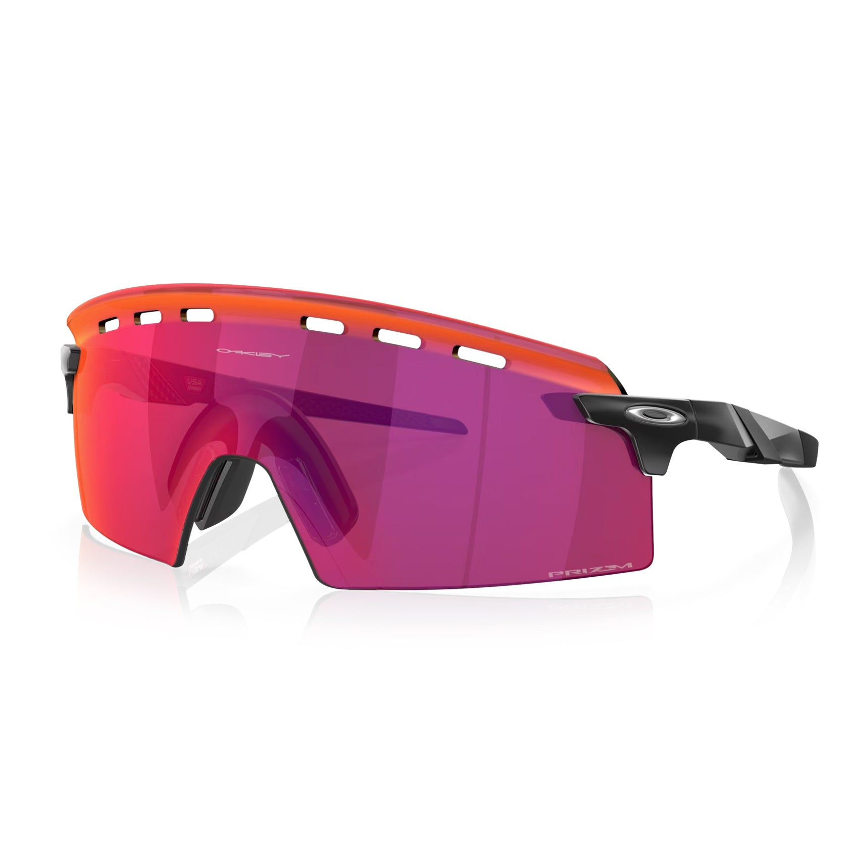 Oakley Encoder Strike Vented Running Sunglasses - Polarized Sports Shades for Men & Women - Lightweight UV Protection for Running, Cycling & Outdoor Activities