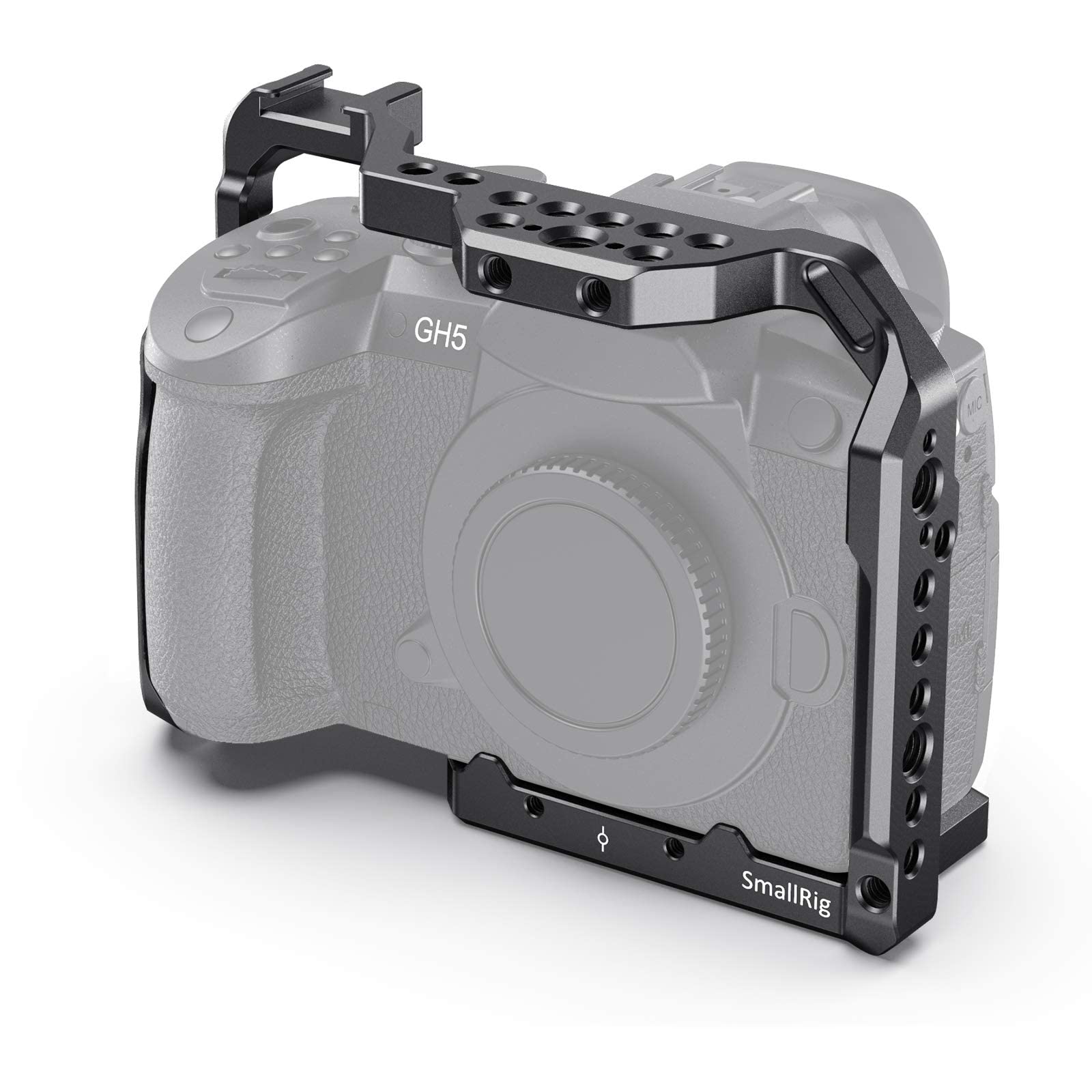 SMALLRIG GH5 GH5S Cage for Panasonic Lumix Camera & DMW-XLR1 - Upgraded Version 2049 | Professional Video Stabilization Cage for Filmmaking, Vlogging & Content Creation