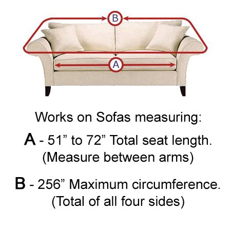 Stretch Pique Warm Maroon Sofa Slipcover - Soft Elastic Couch Cover for Sectional, Loveseat & Furniture Protection - Perfect for Living Room, Bedroom & Home Decor