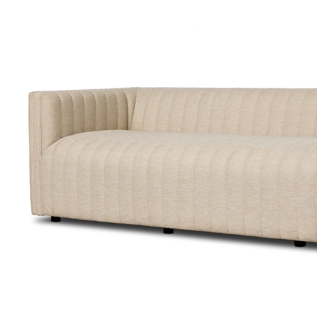 Augustine Outdoor Sofa Casa Cream - Water-Resistant Patio Furniture Set for Garden, Poolside & Backyard Relaxation
