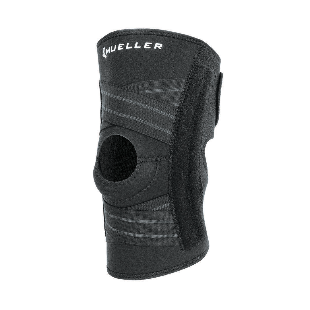 Mueller Self Adjusting Knee Stabilizer - Breathable Support Brace for Running, Sports & Arthritis Pain Relief - Adjustable Compression for Men & Women
