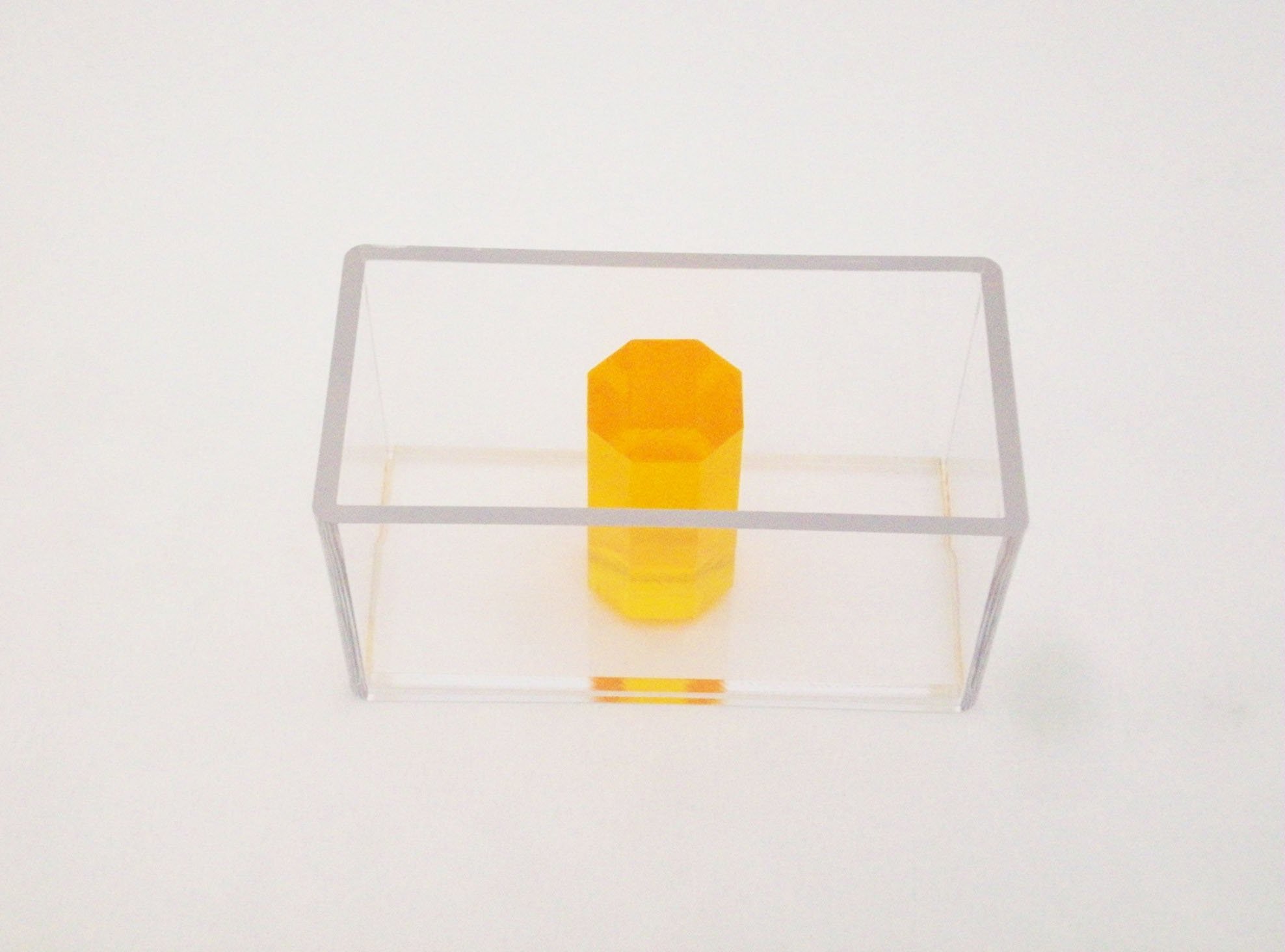 Orange Octagon Handle Single Acrylic Spam Musubi Sushi Maker - Non-Stick Rice Press & Bento Mold for Hawaiian Snacks, Onigiri, and Lunch Box Meal Prep - GH Company