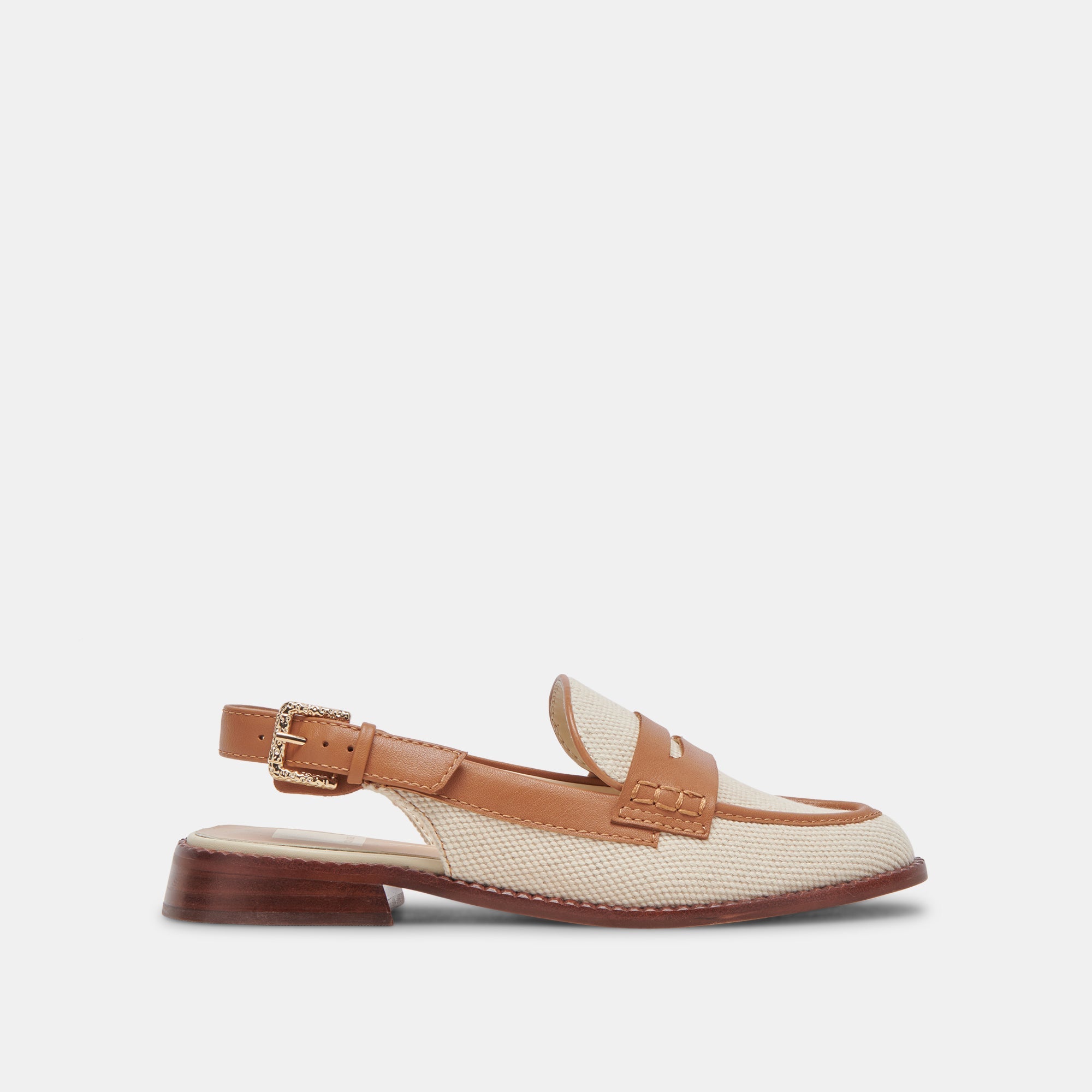 HARDI Loafers for Men - Tan Multi Canvas Slip-On Shoes - Comfortable & Stylish for Casual Wear, Office, and Travel