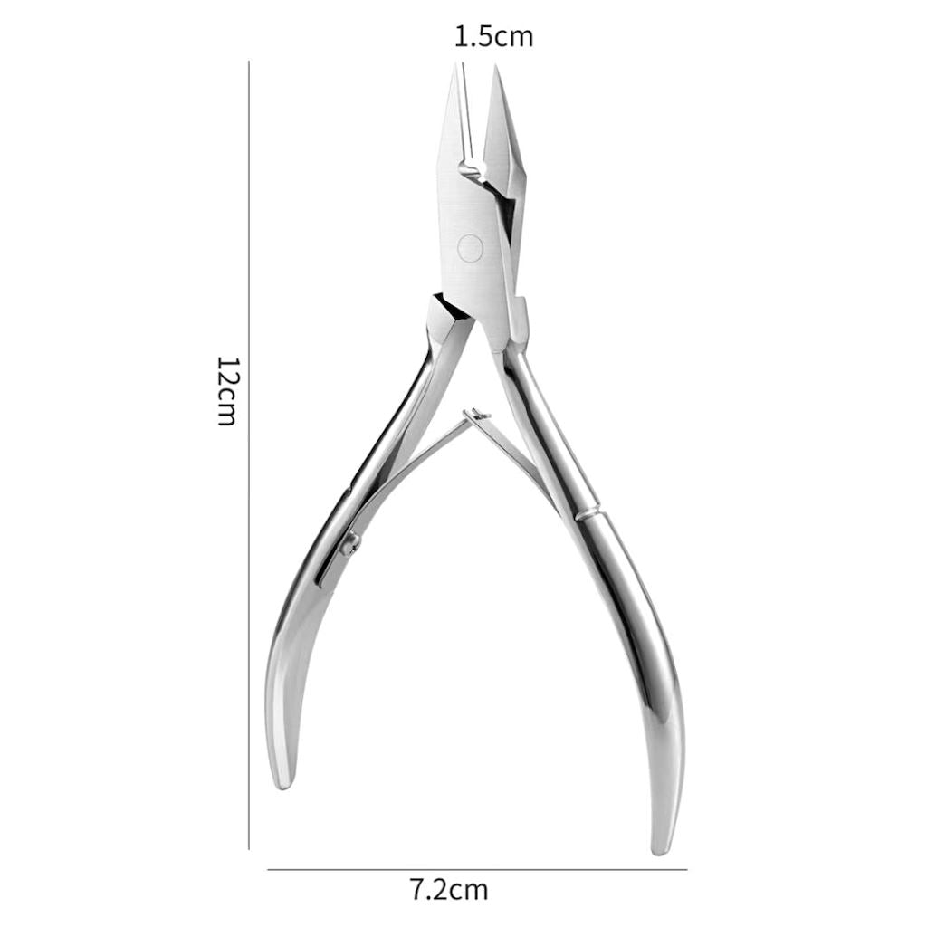 Professional Large Nail Nipper with Double Spring - Heavy Duty Stainless Steel Toenail Clippers for Thick Nails - Perfect for Pedicures, Manicures & Elderly Foot Care