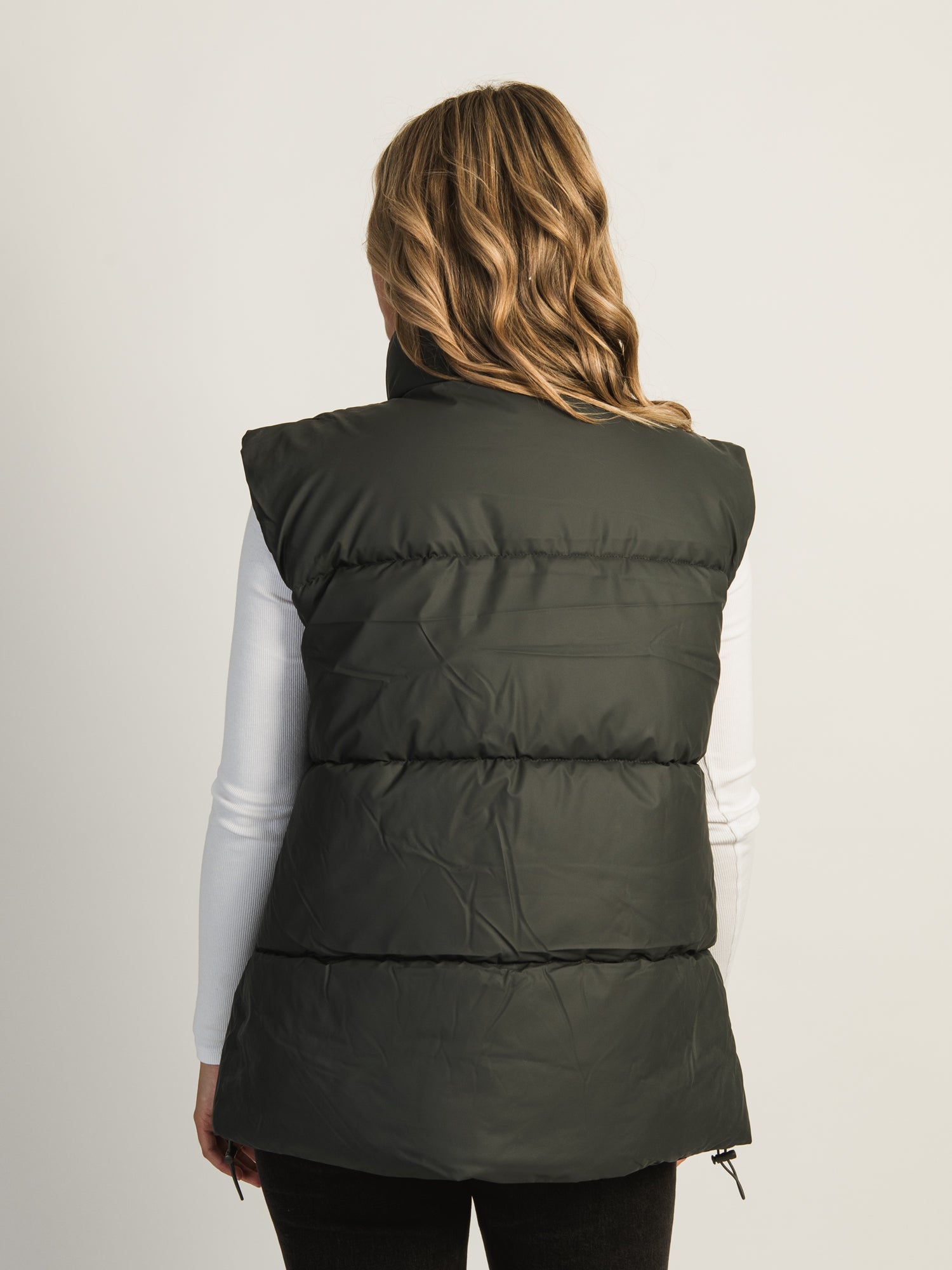 B.YOUNG BYAZUA Mid-Length Puffer Vest for Women - Lightweight Warm Winter Jacket for Outdoor Activities, Hiking & Casual Wear